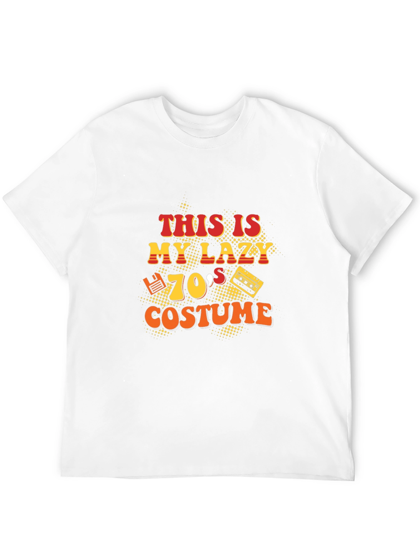 Lazy 70s Costume Graphic T-Shirt
