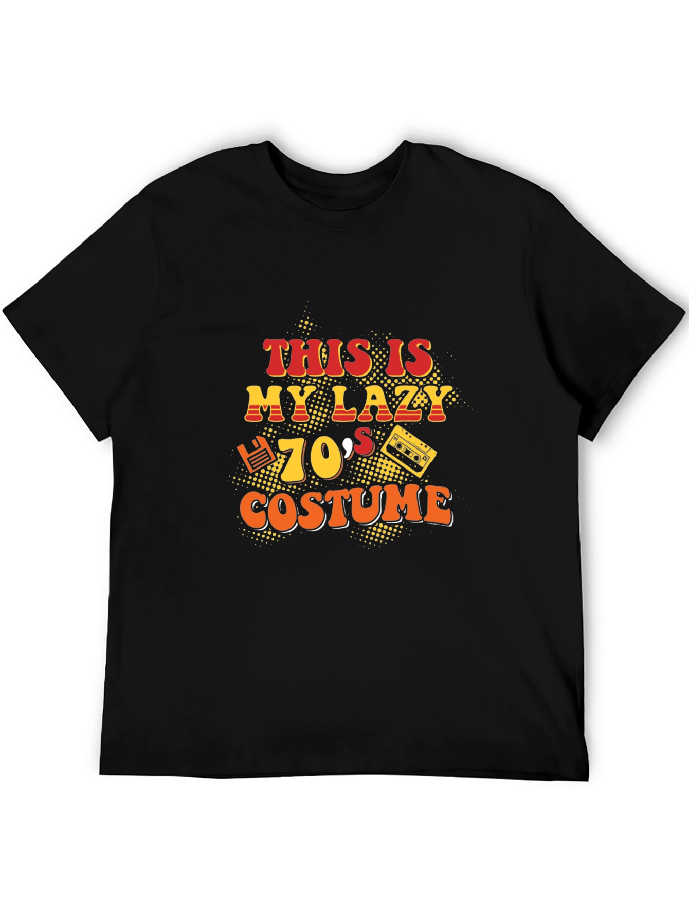 Lazy 70s Costume Graphic T-Shirt
