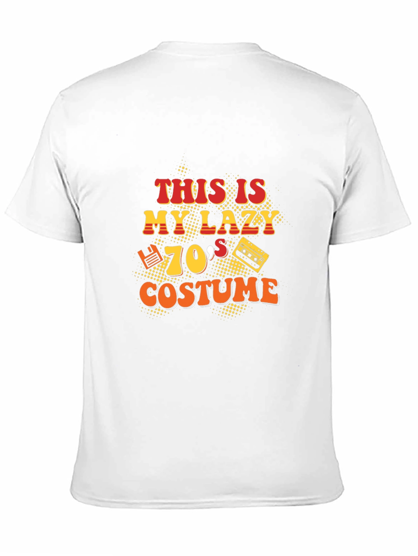 Lazy 70s Costume Graphic T-Shirt