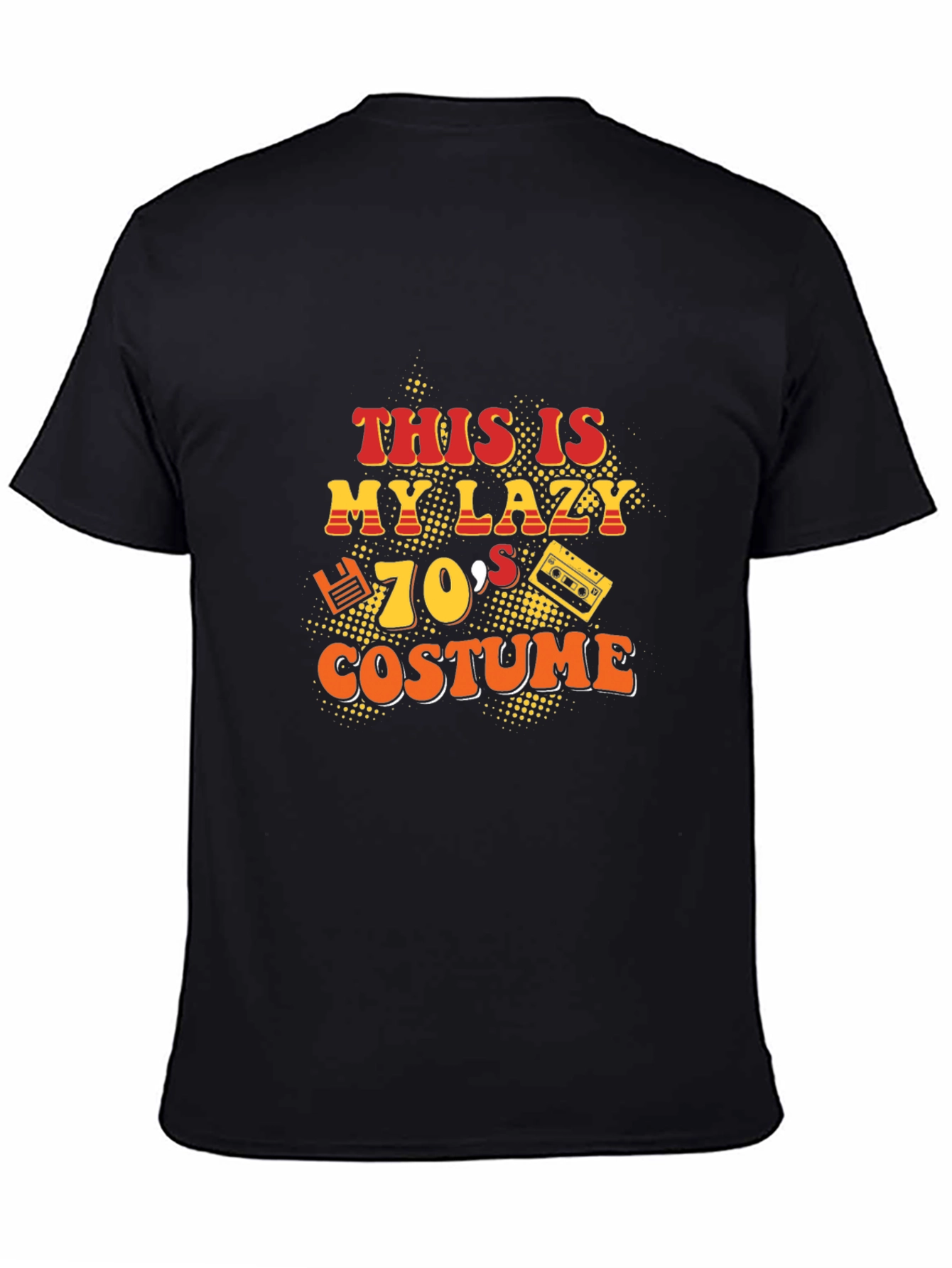 Lazy 70s Costume Graphic T-Shirt