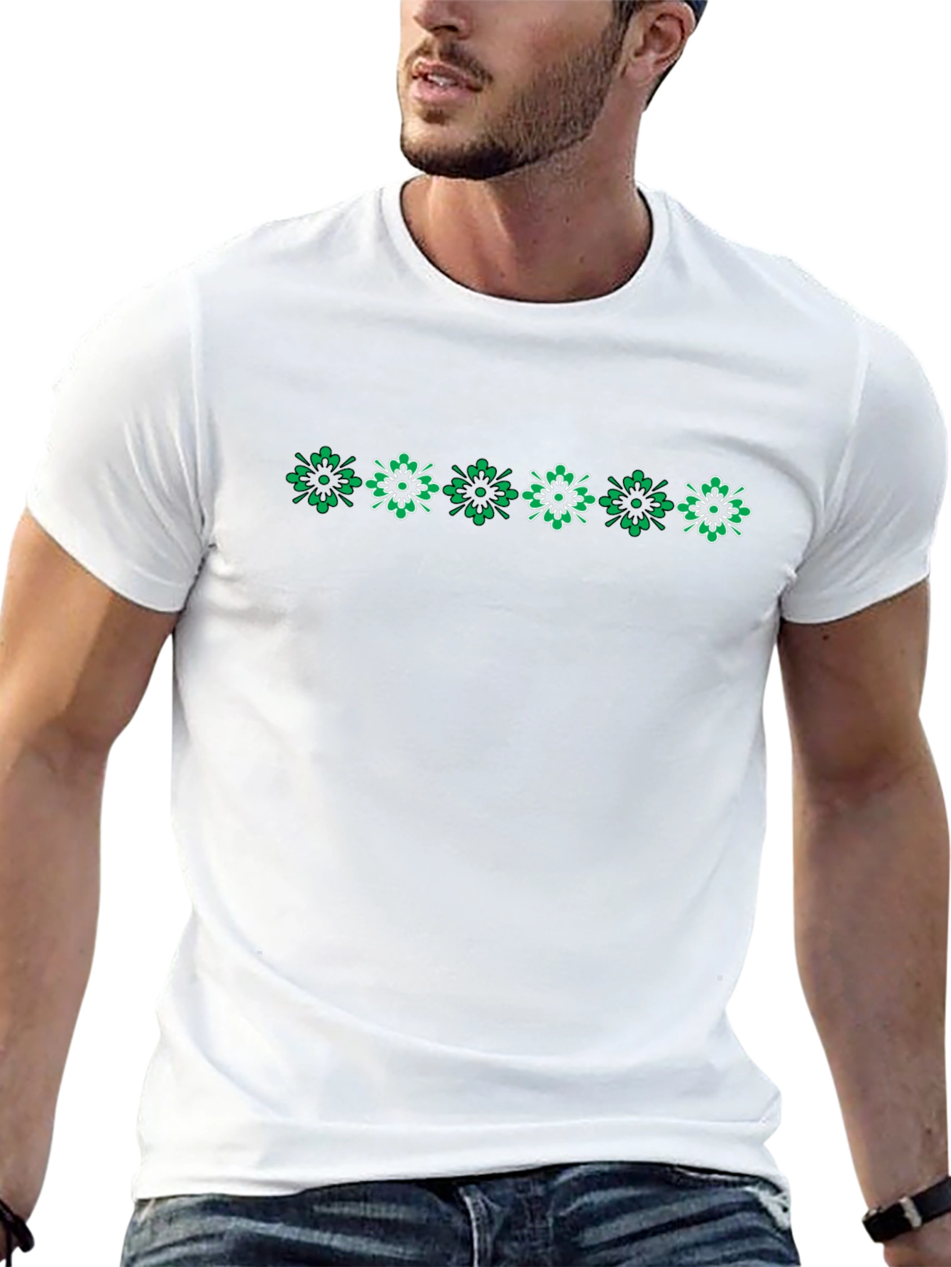 Shamrock Graphic Tee - Lucky Green Design