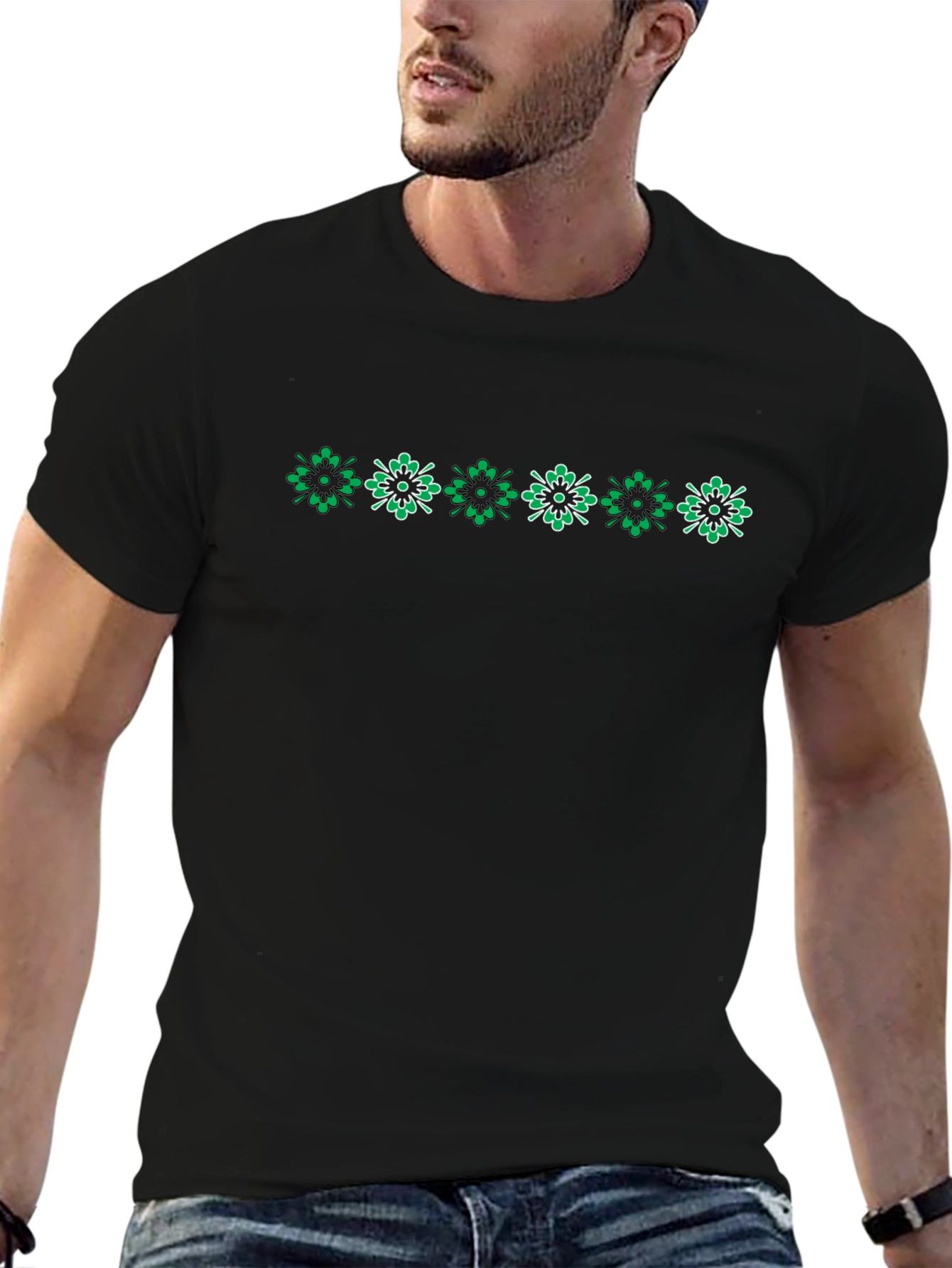 Shamrock Graphic Tee - Lucky Green Design
