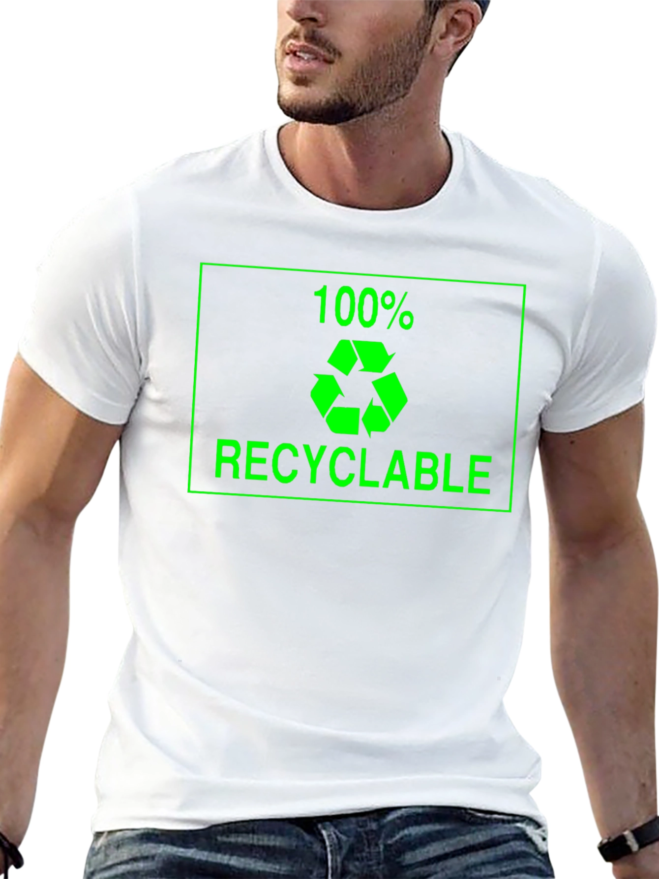 100% Recyclable Graphic Tee - Eco Friendly