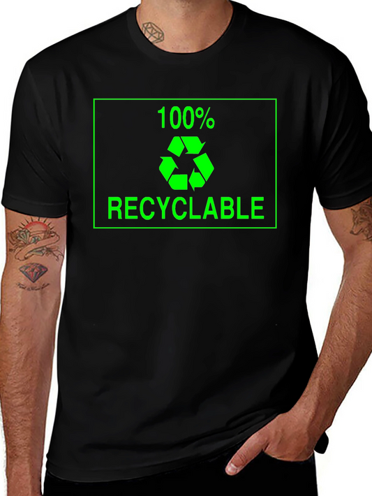 100% Recyclable Graphic Tee - Eco Friendly