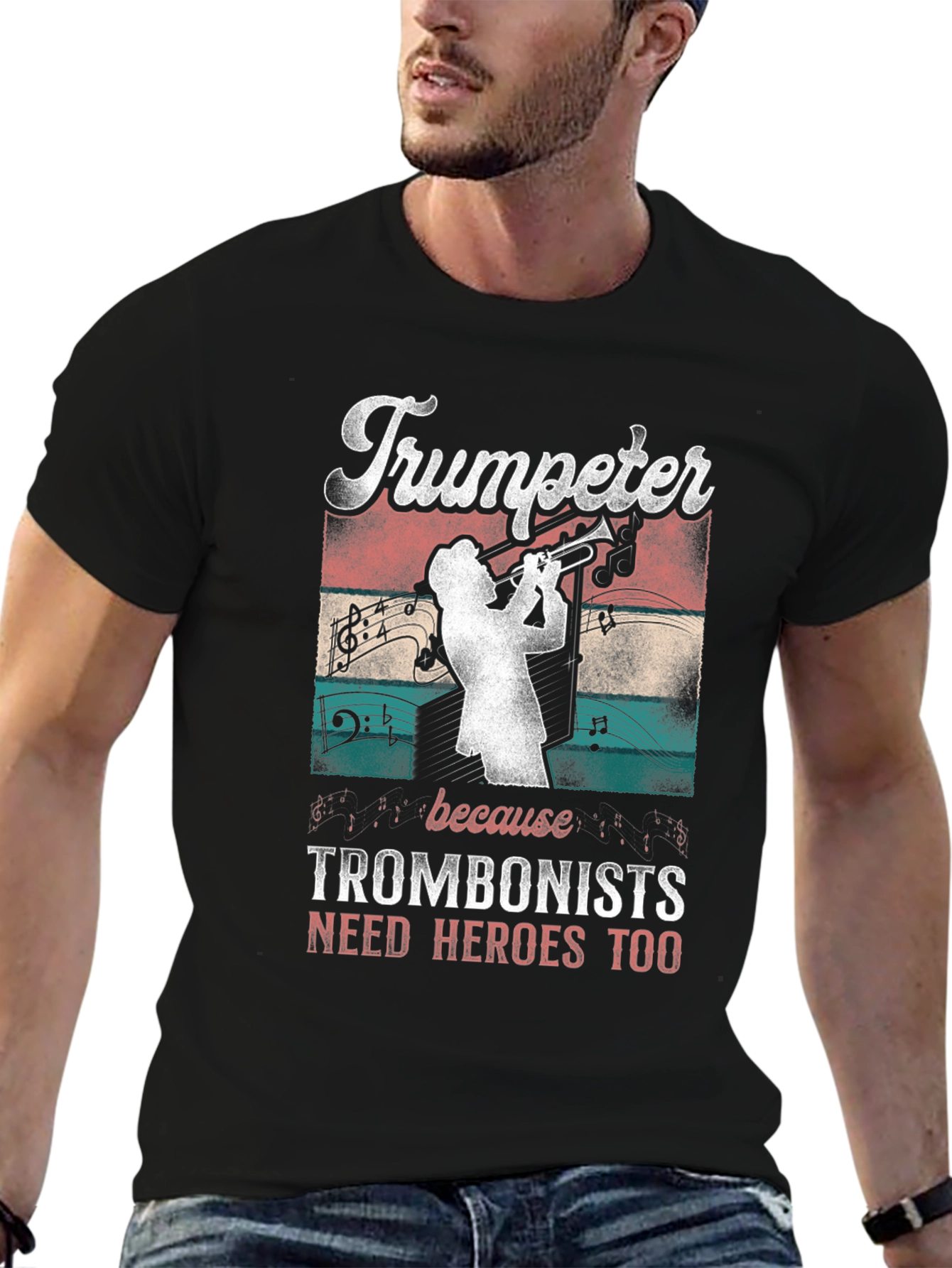 Trumpeter Hero T-Shirt - Musician Novelty Tee