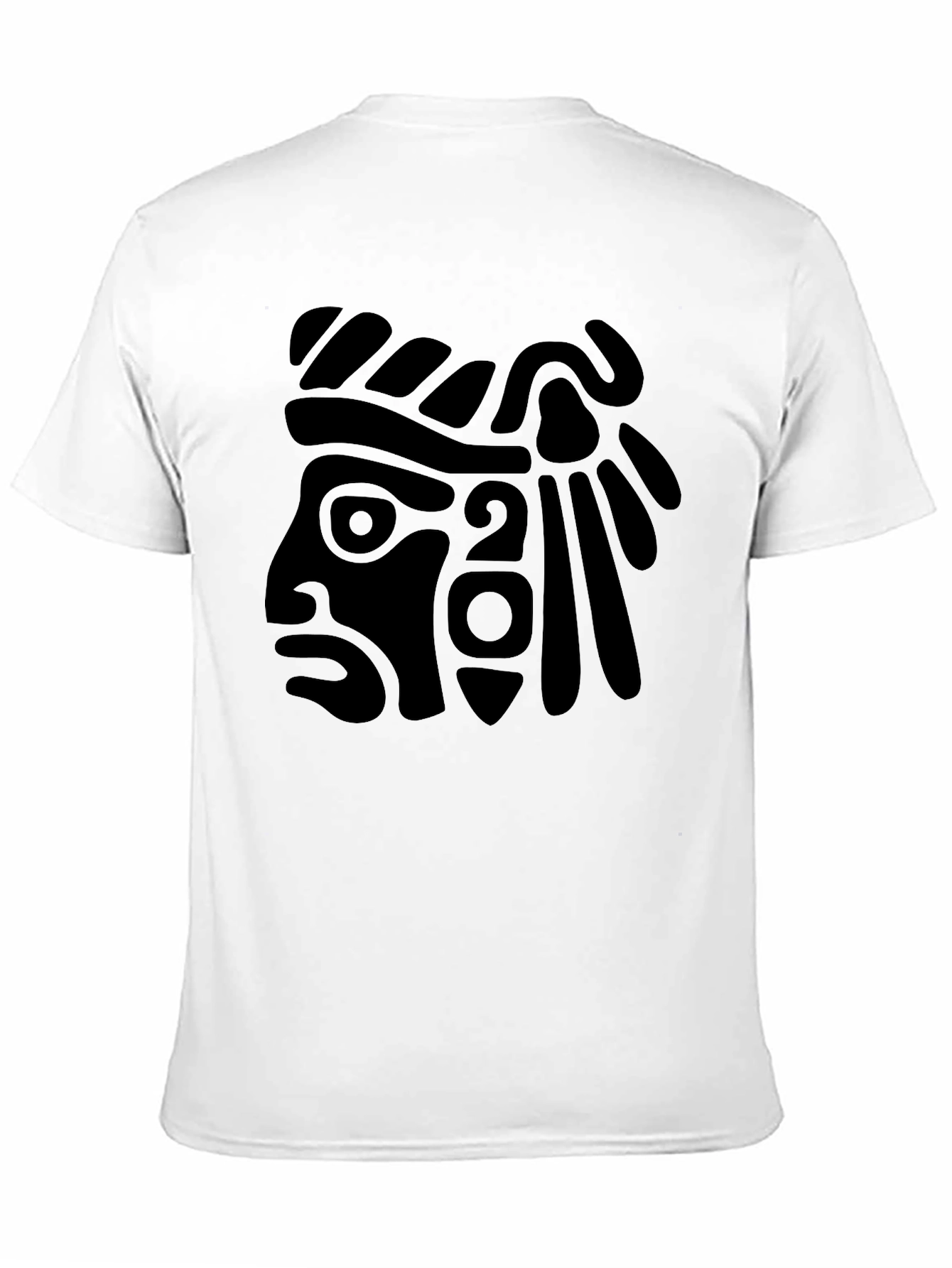 Aztec Warrior Graphic T-Shirt - Black