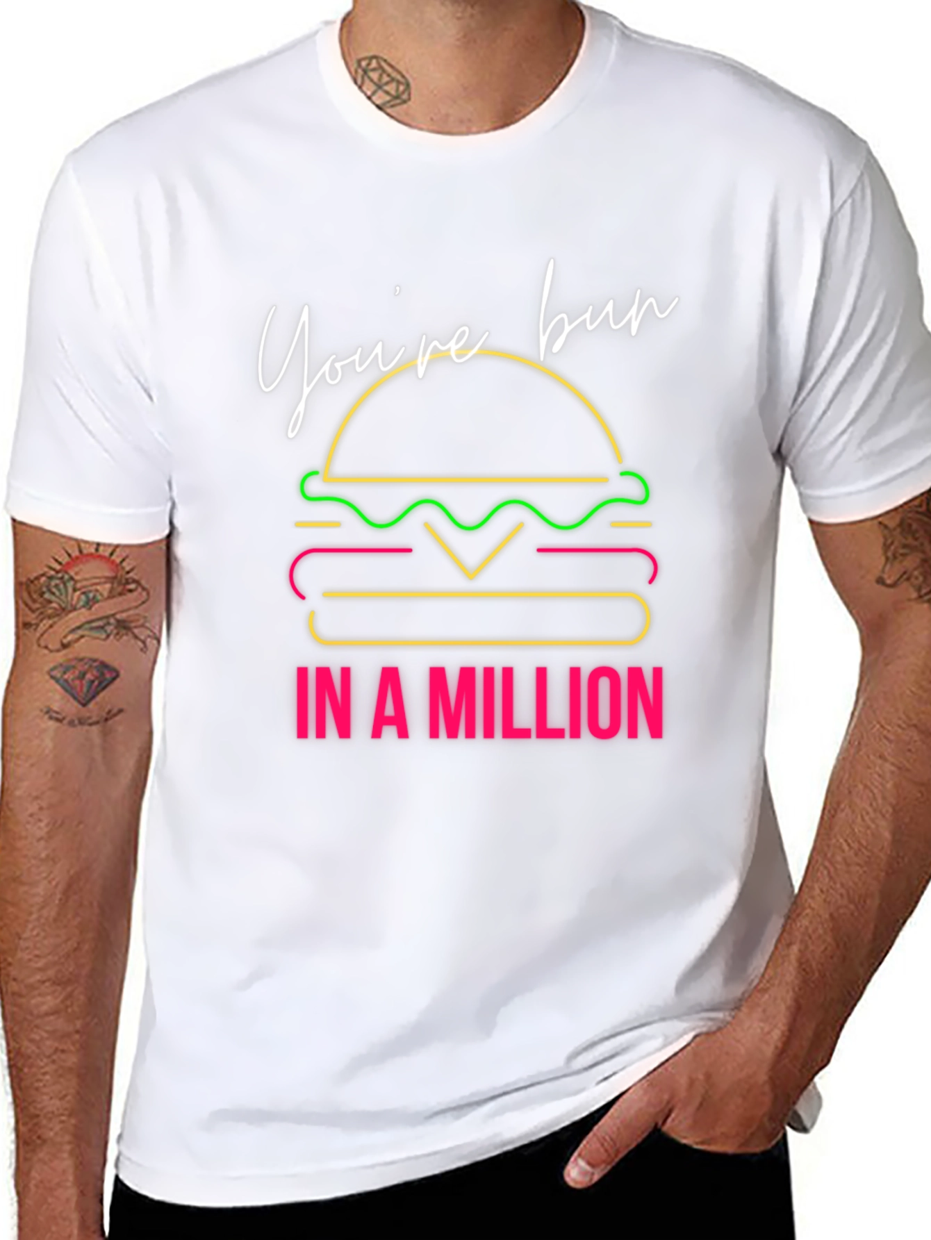Youre Bun in a Million Black Graphic Tee