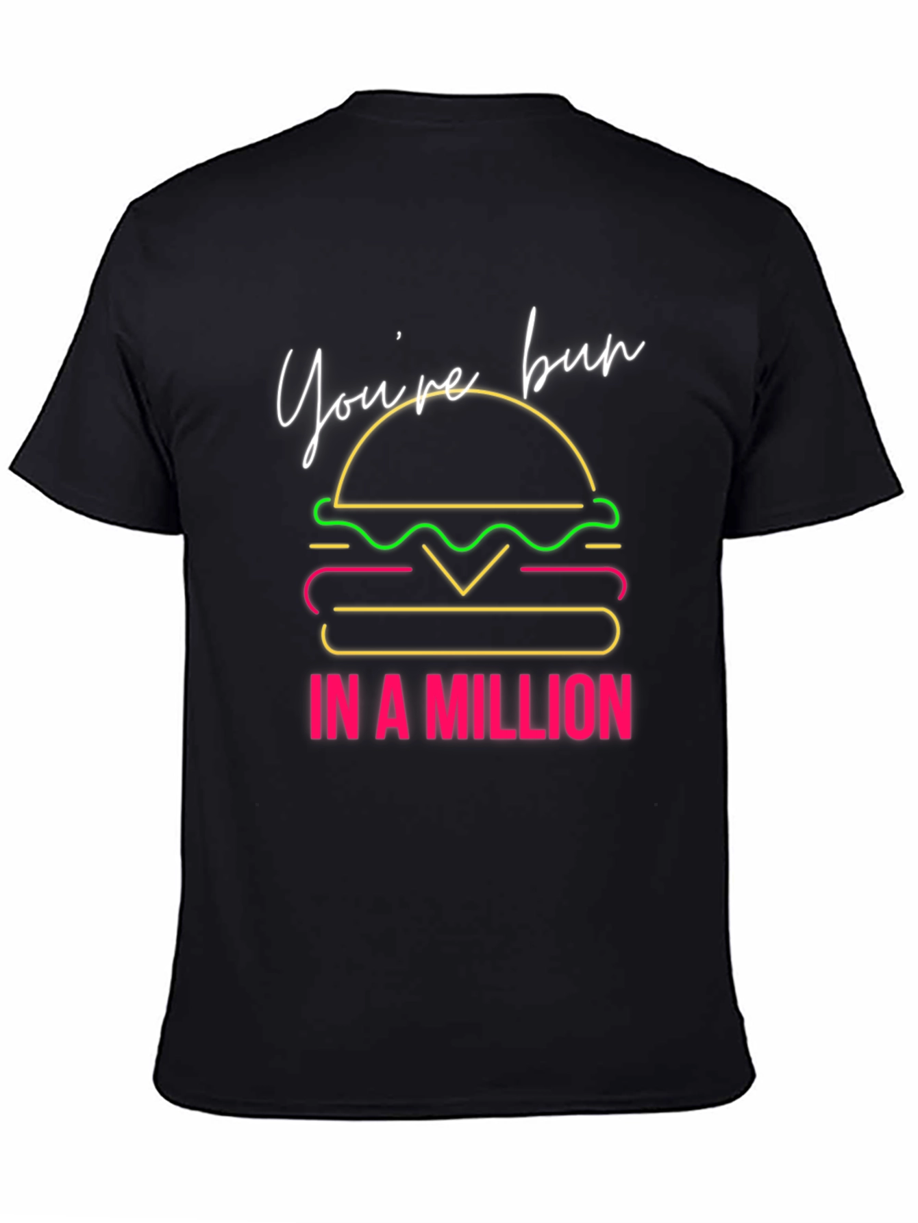 Youre Bun in a Million Black Graphic Tee