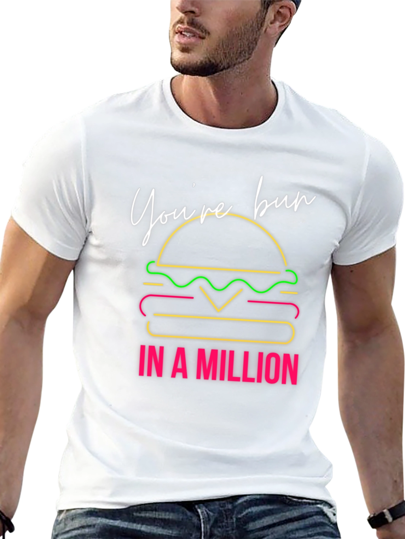 Youre Bun in a Million Black Graphic Tee