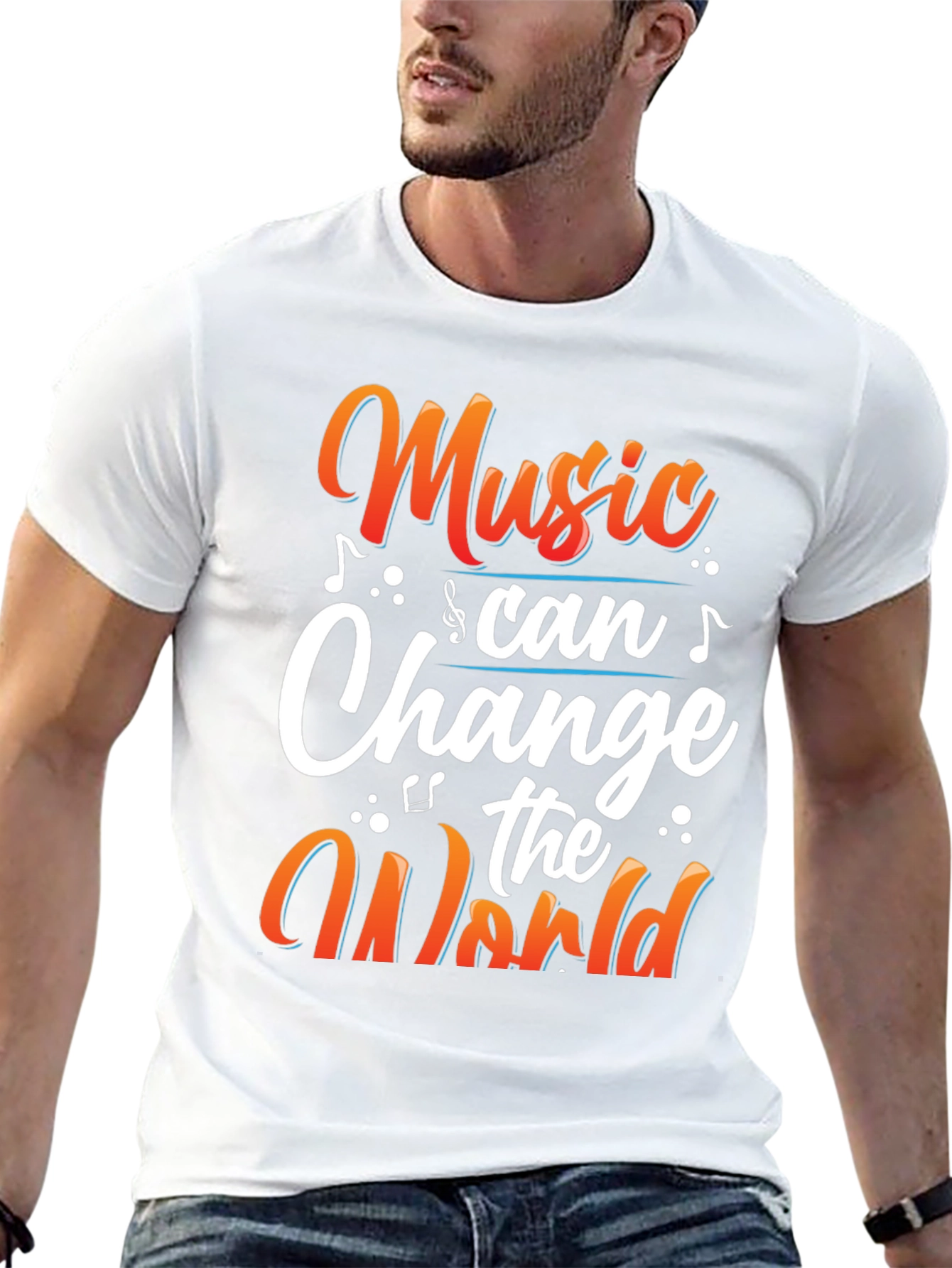 Music Can Change the World Graphic Tee