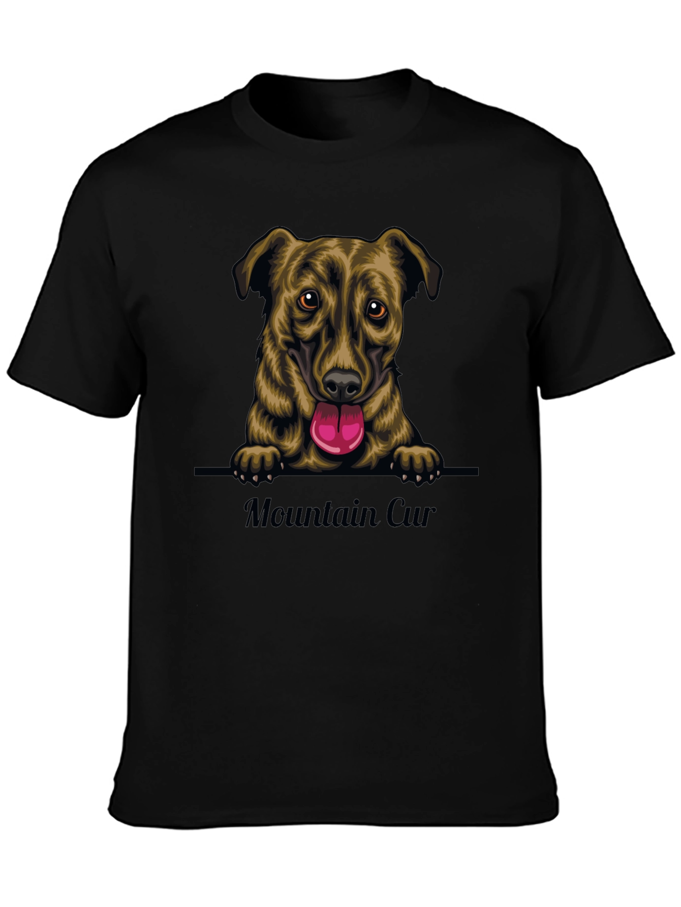 Mountain Cur Dog Graphic T-Shirt