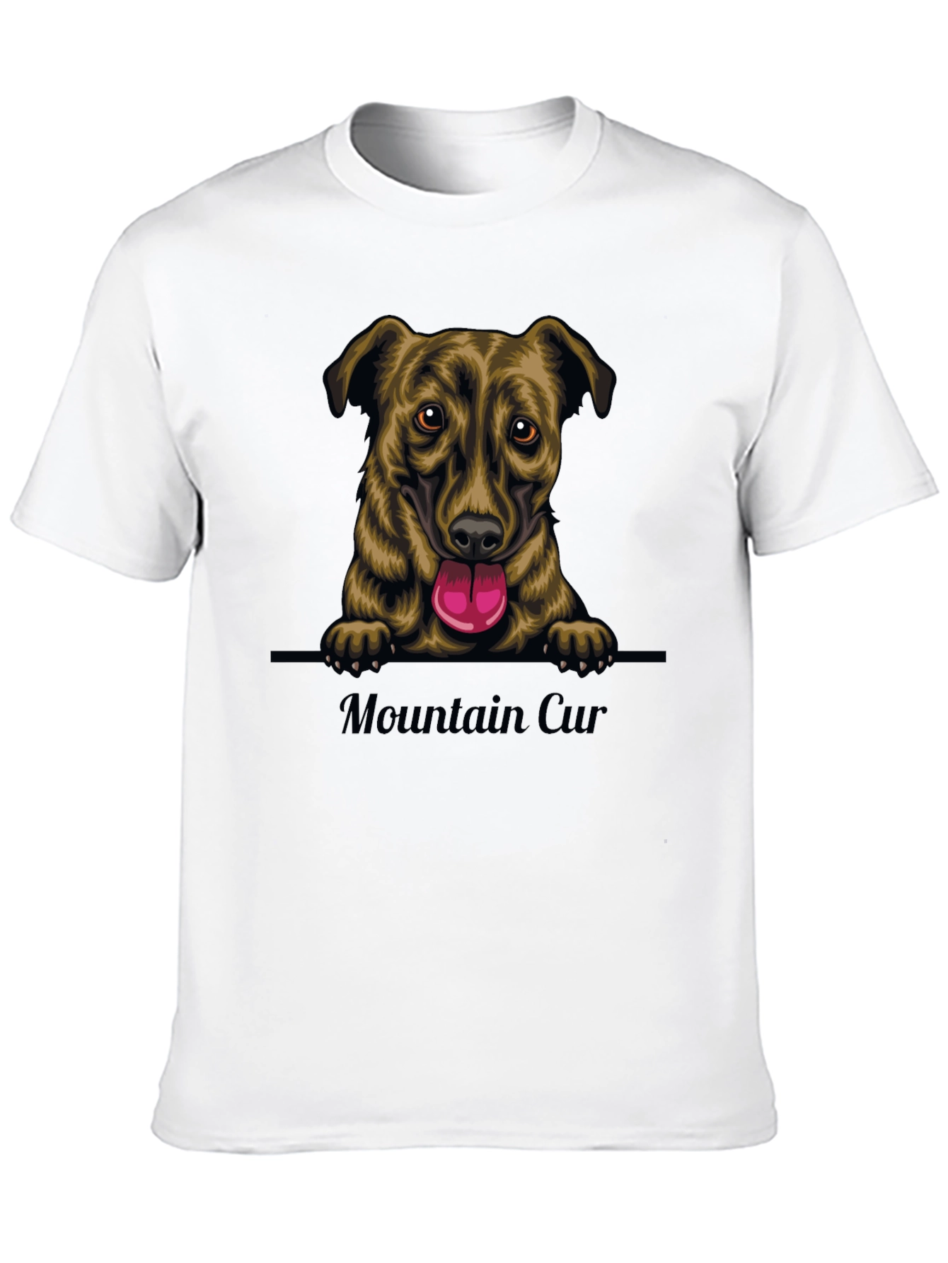 Mountain Cur Dog Graphic T-Shirt