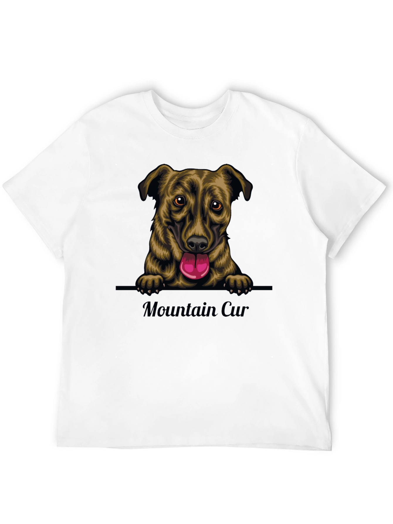 Mountain Cur Dog Graphic T-Shirt