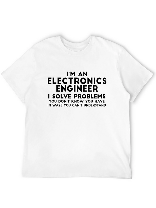Electronics Engineer T-Shirt - Solve Problems Tee
