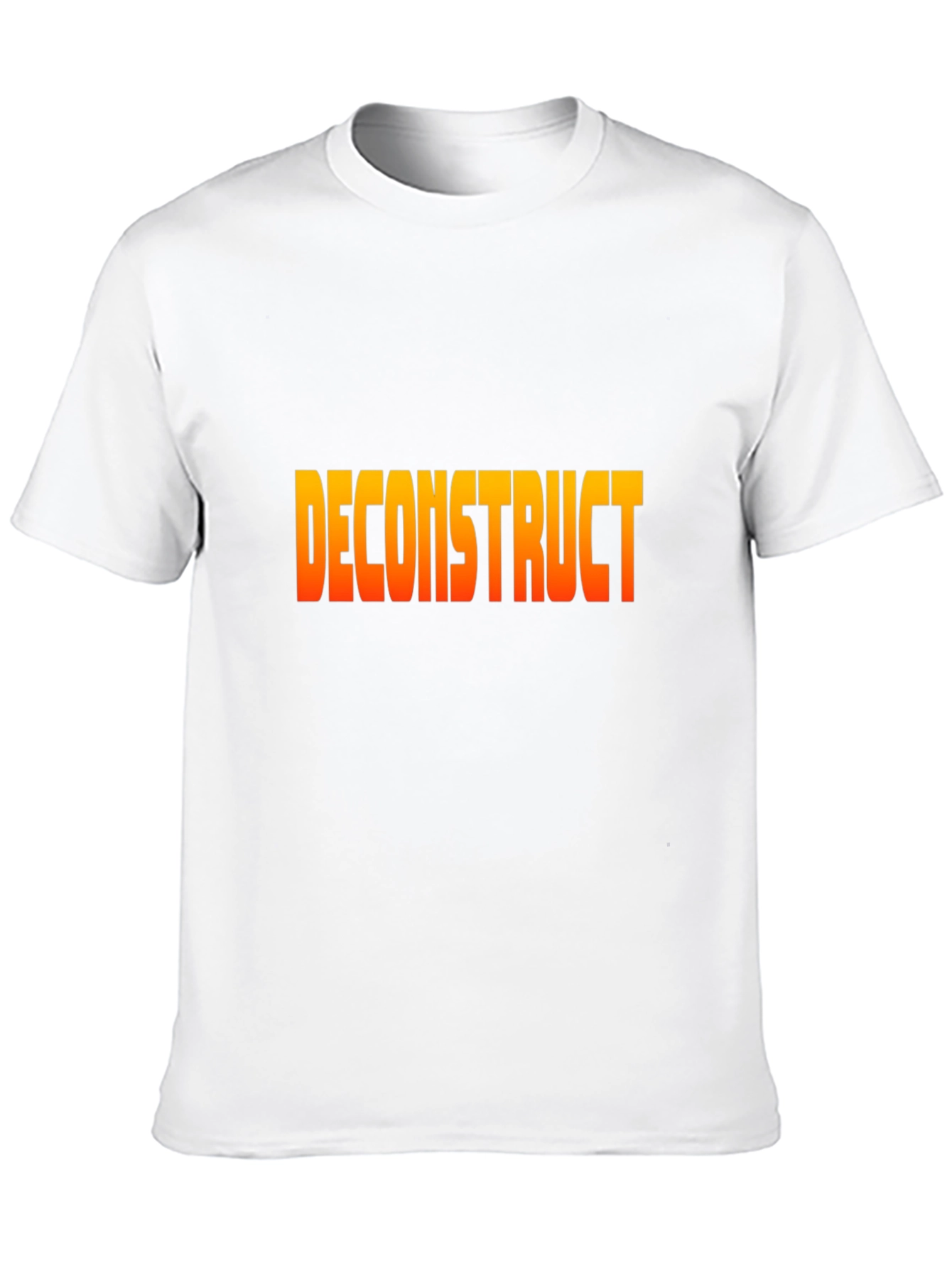 Deconstruct Graphic Tee - Stylish Black T-Shirt