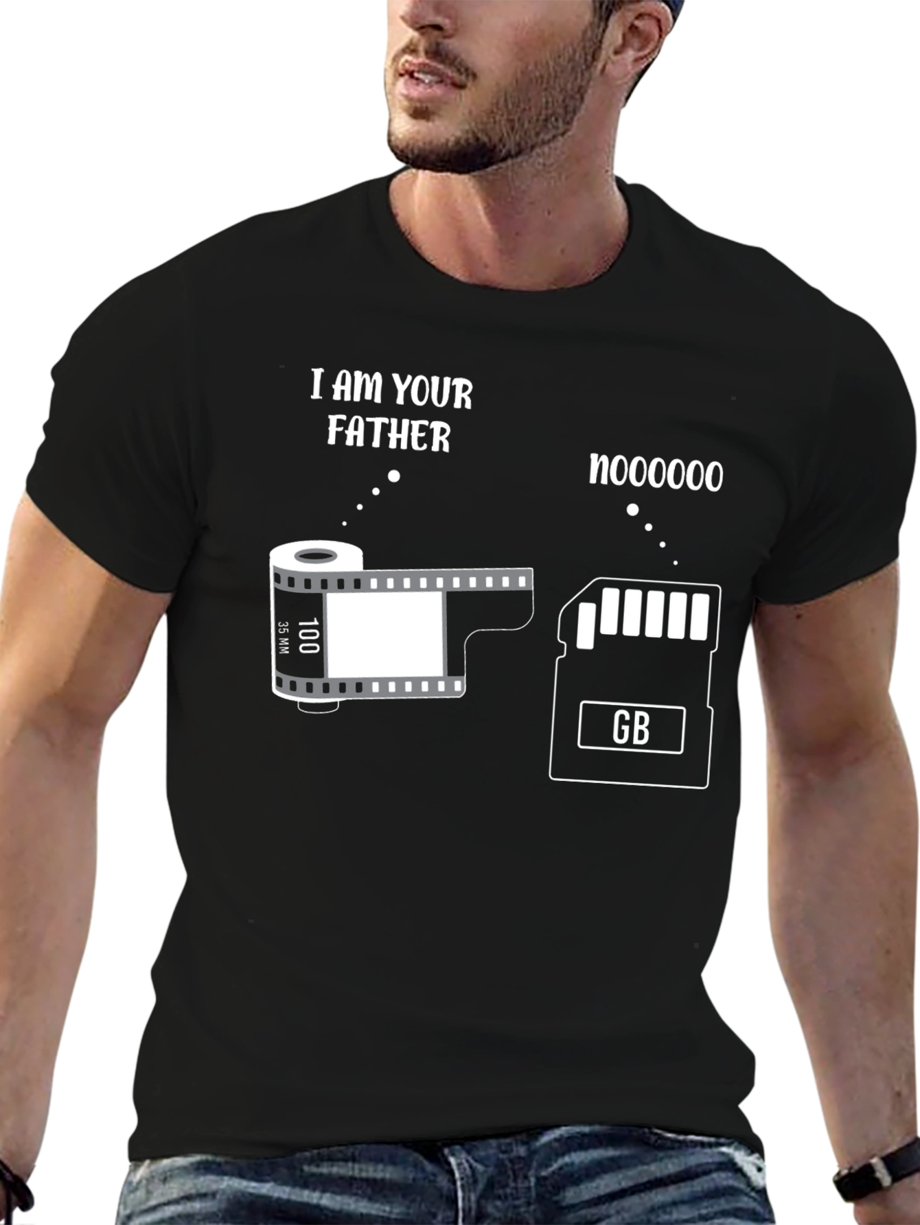 I Am Your Father Film & SD Card T-Shirt