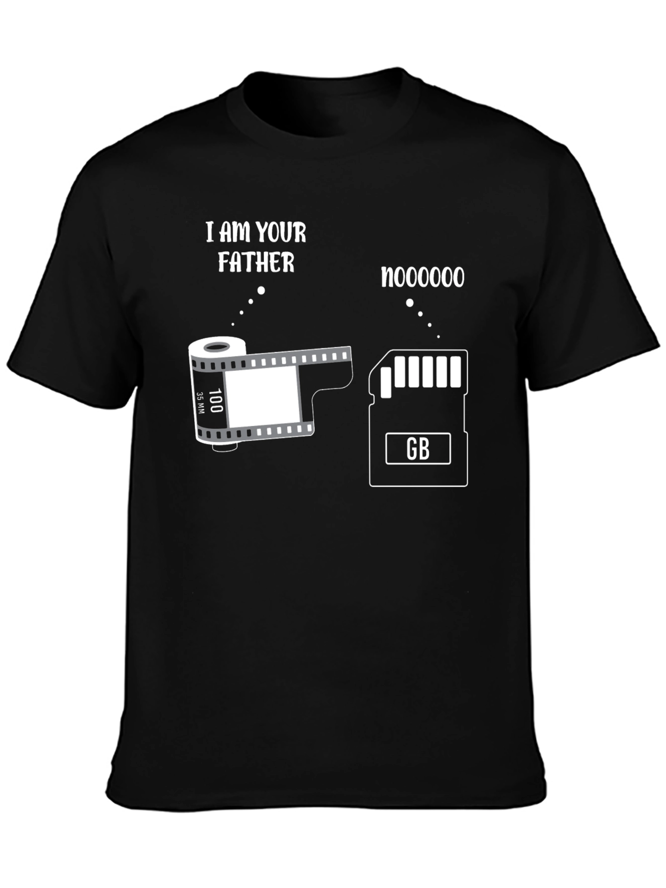 I Am Your Father Film & SD Card T-Shirt