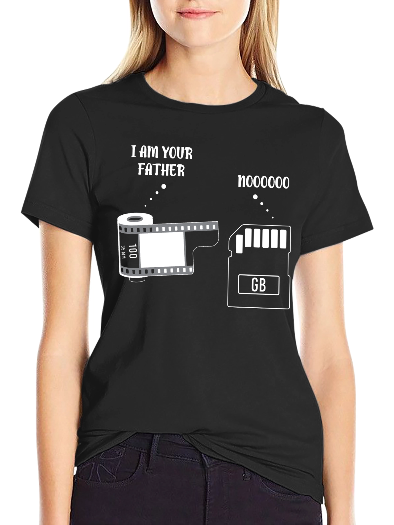 I Am Your Father Film & SD Card T-Shirt