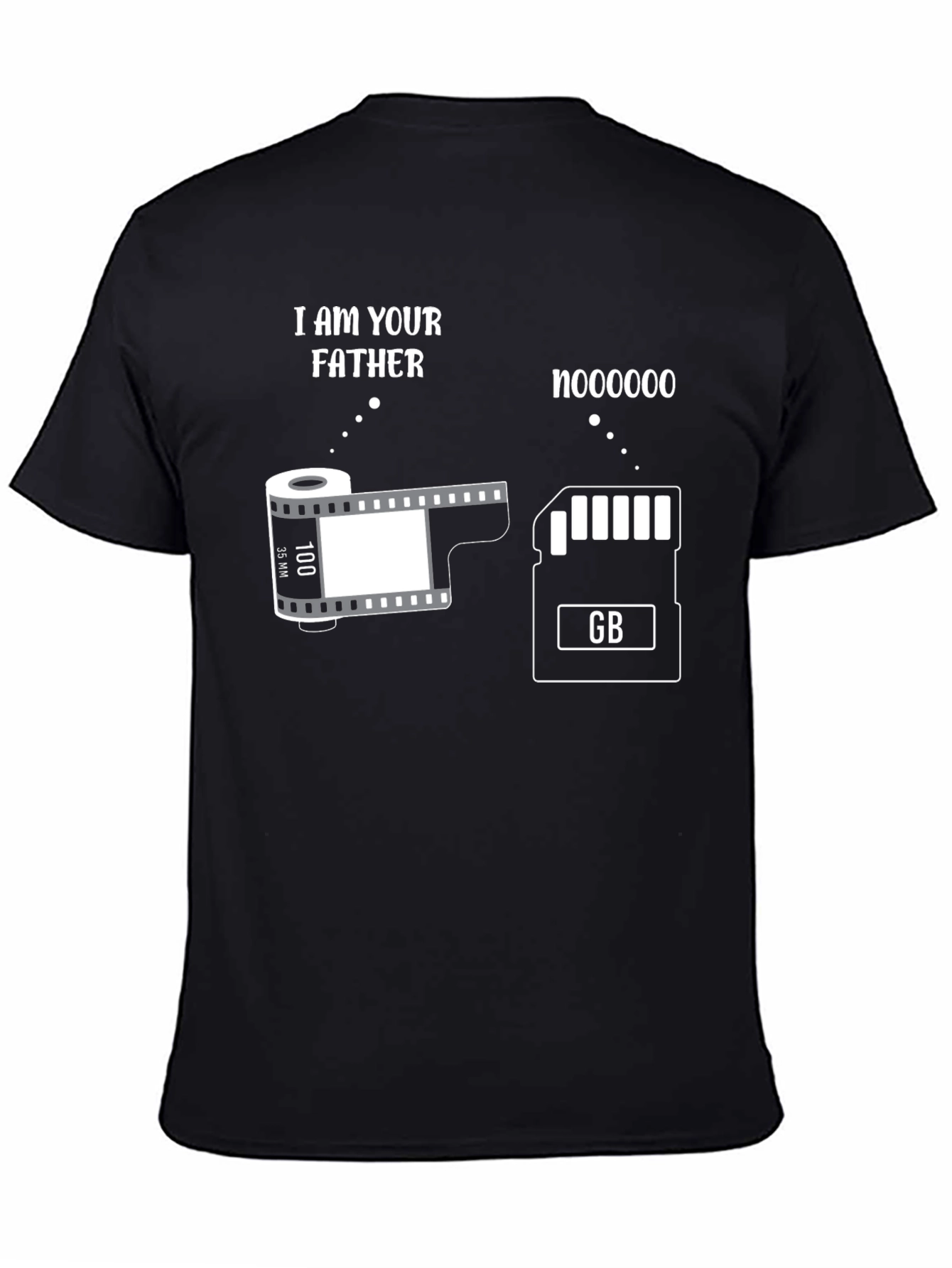 I Am Your Father Film & SD Card T-Shirt