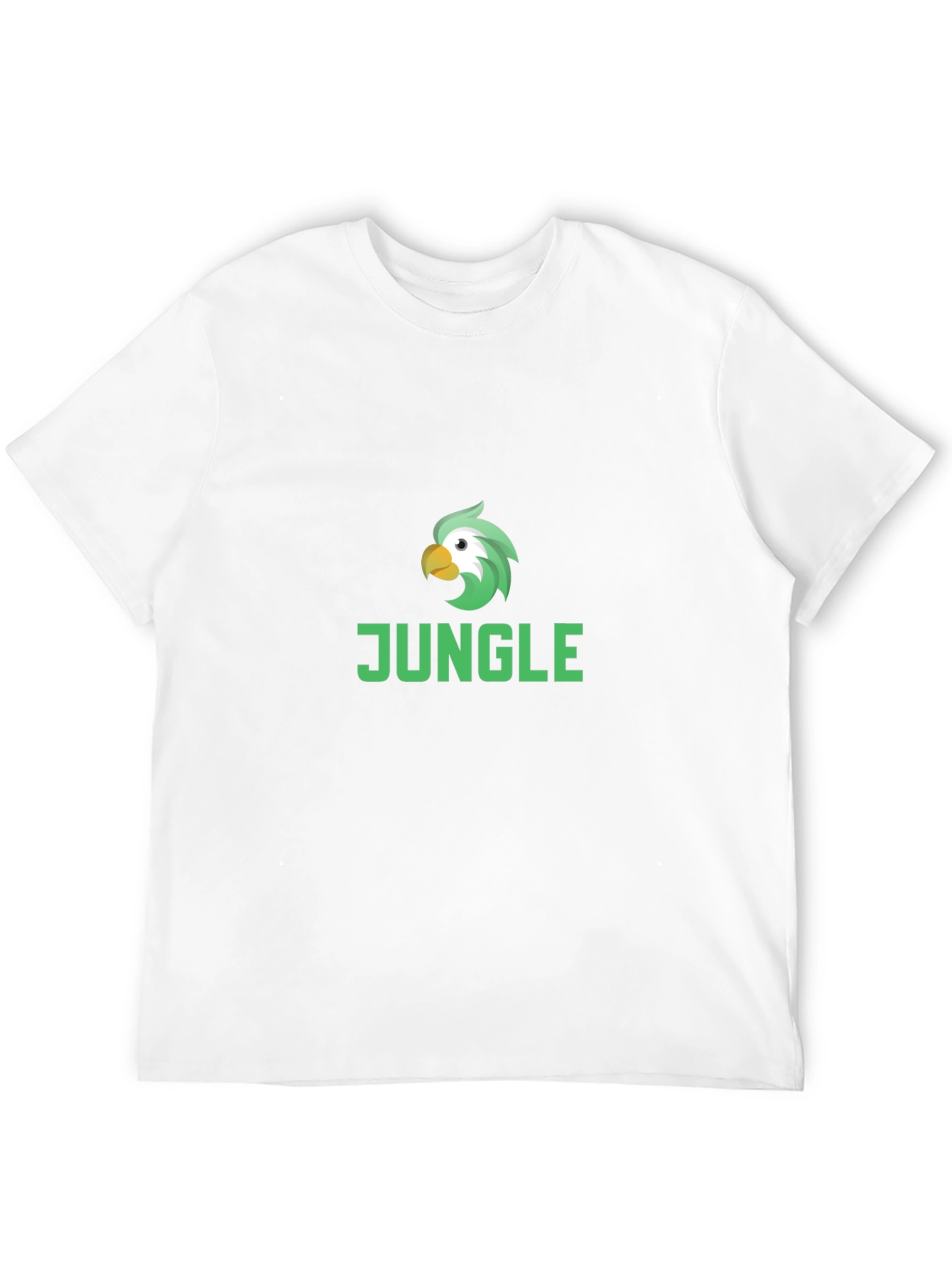 Jungle Parrot Graphic Tee - Cool Bird Design