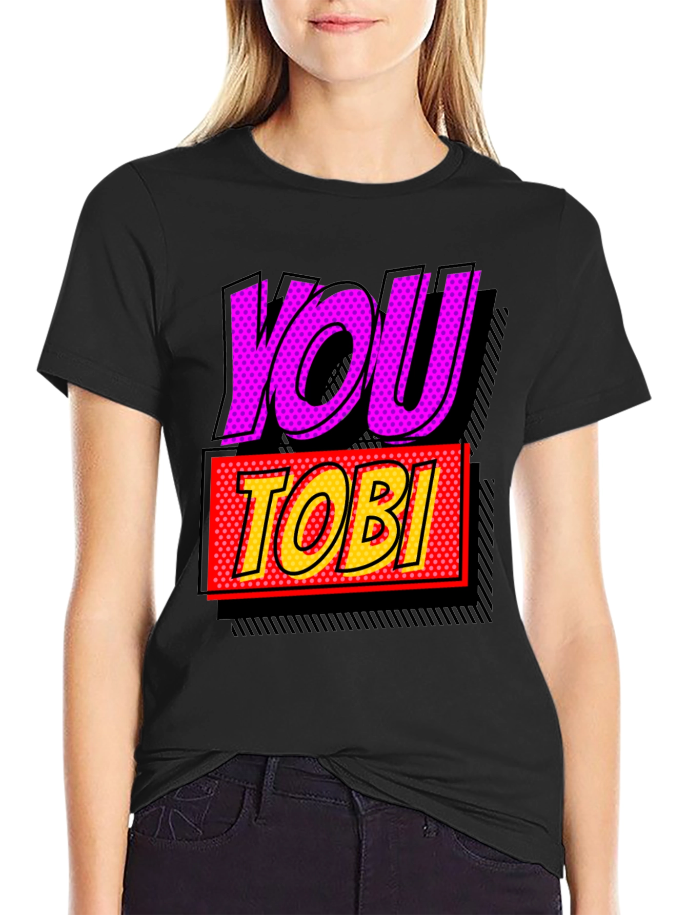 You Tobi Comic Style Graphic Tee