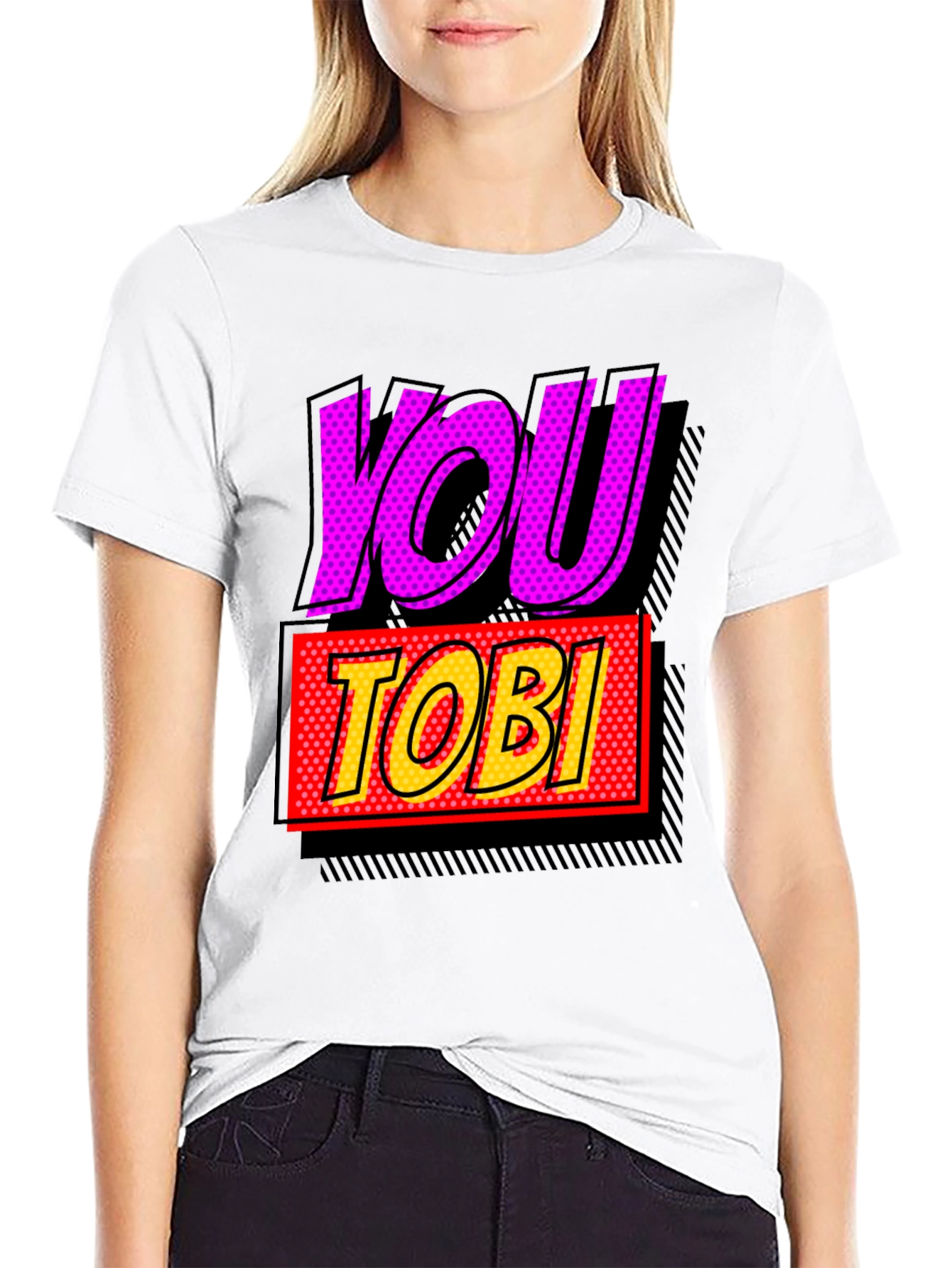You Tobi Comic Style Graphic Tee
