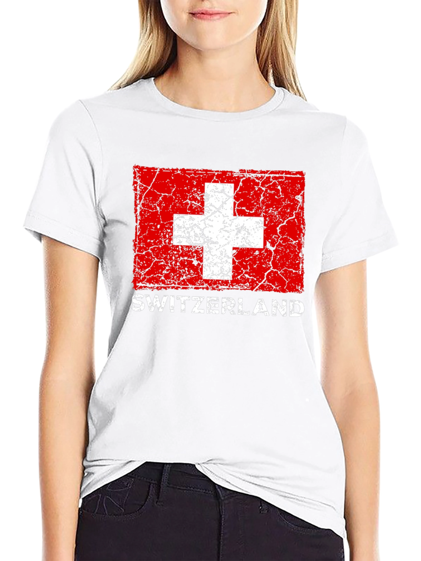 Switzerland Flag Graphic T-Shirt
