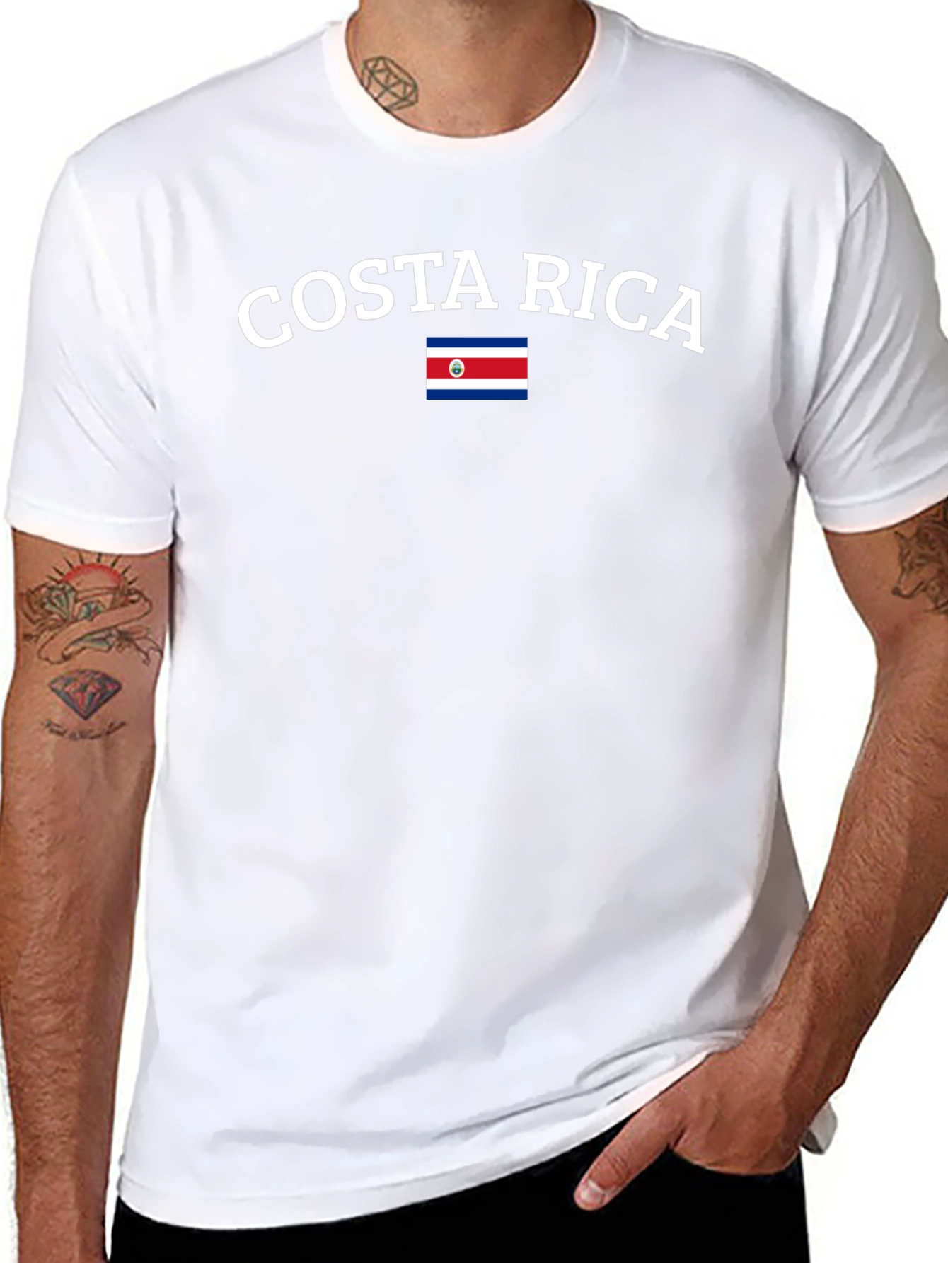 Costa Rica Flag T-Shirt - Stylish National Pride Tee