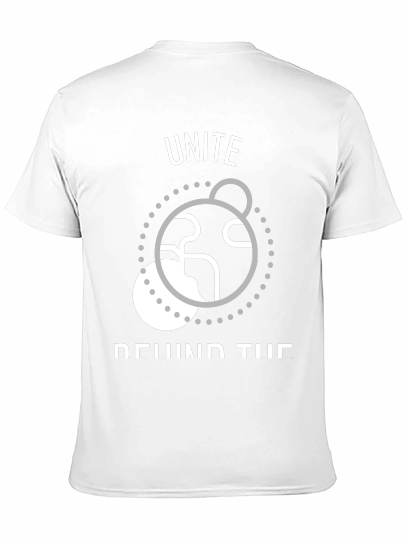 Unite T-Shirt: World Design Black Tee Casual Wear