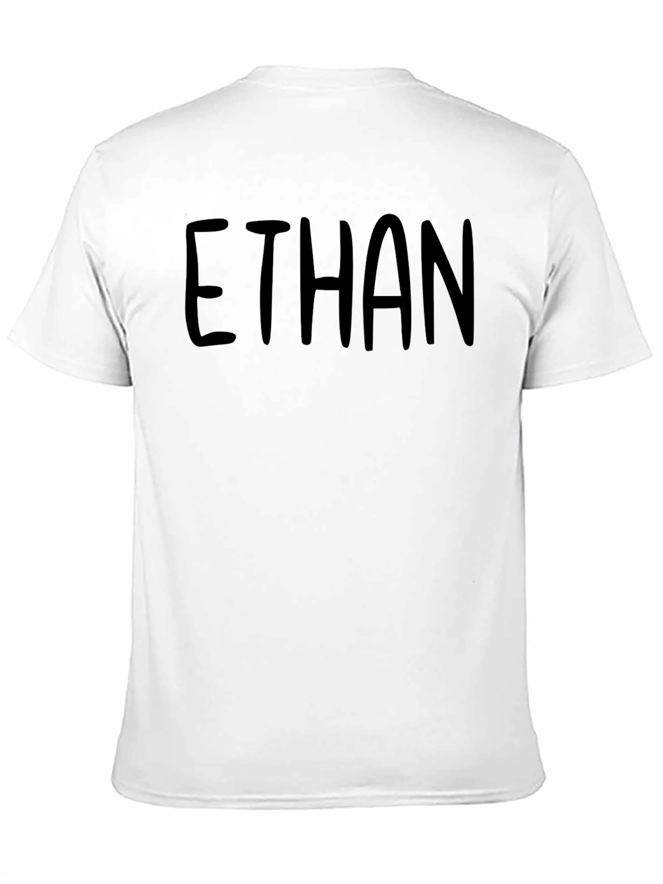Personalized Ethan Black T-Shirt