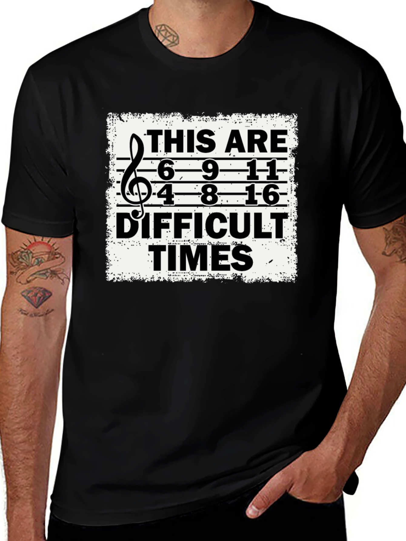 Difficult Times Music T-Shirt