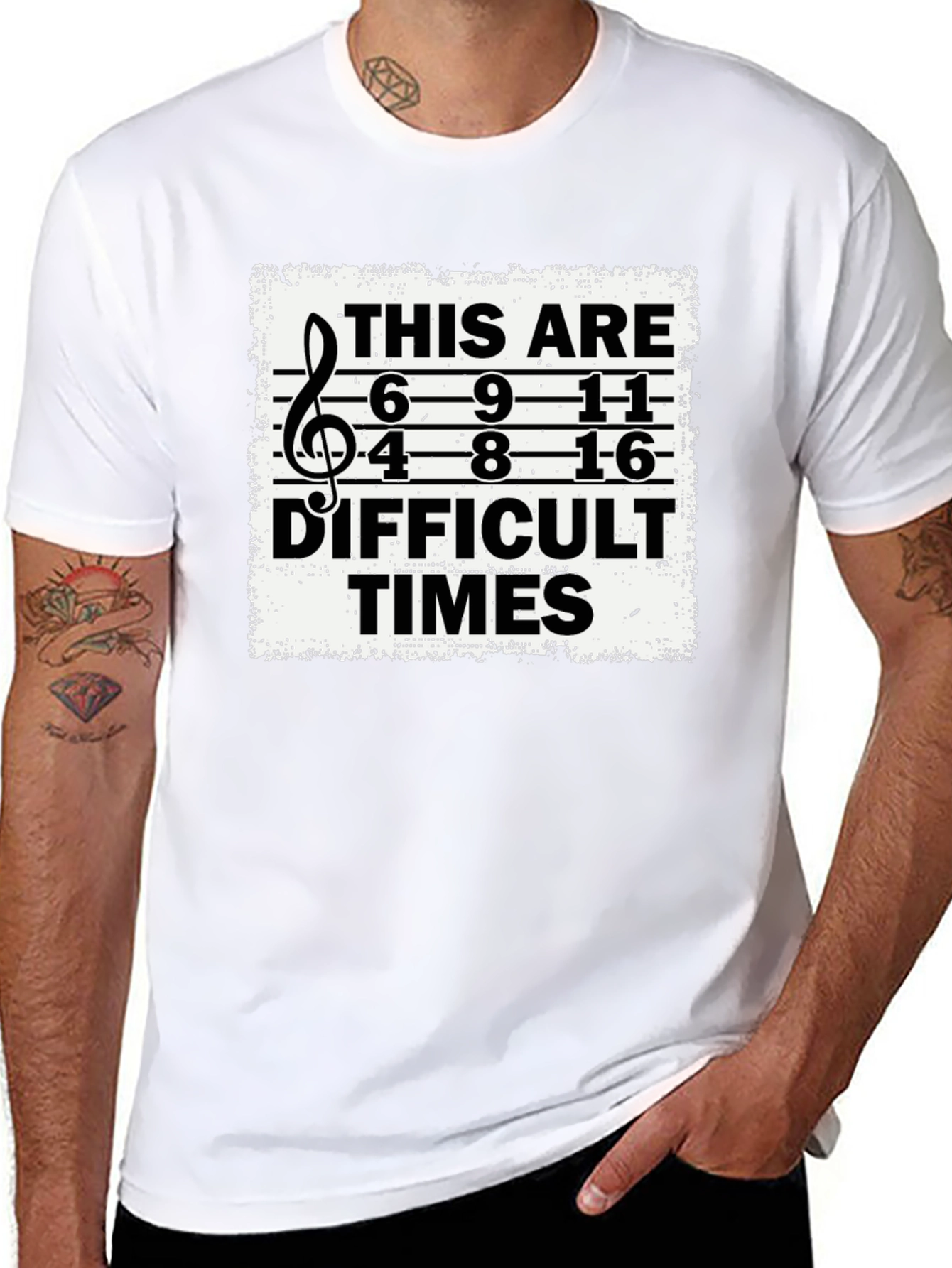 Difficult Times Music T-Shirt