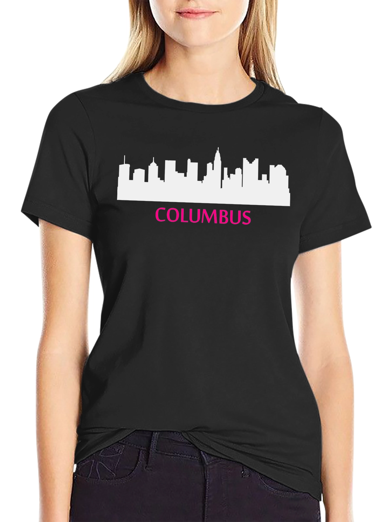 Columbus Skyline Graphic T-Shirt