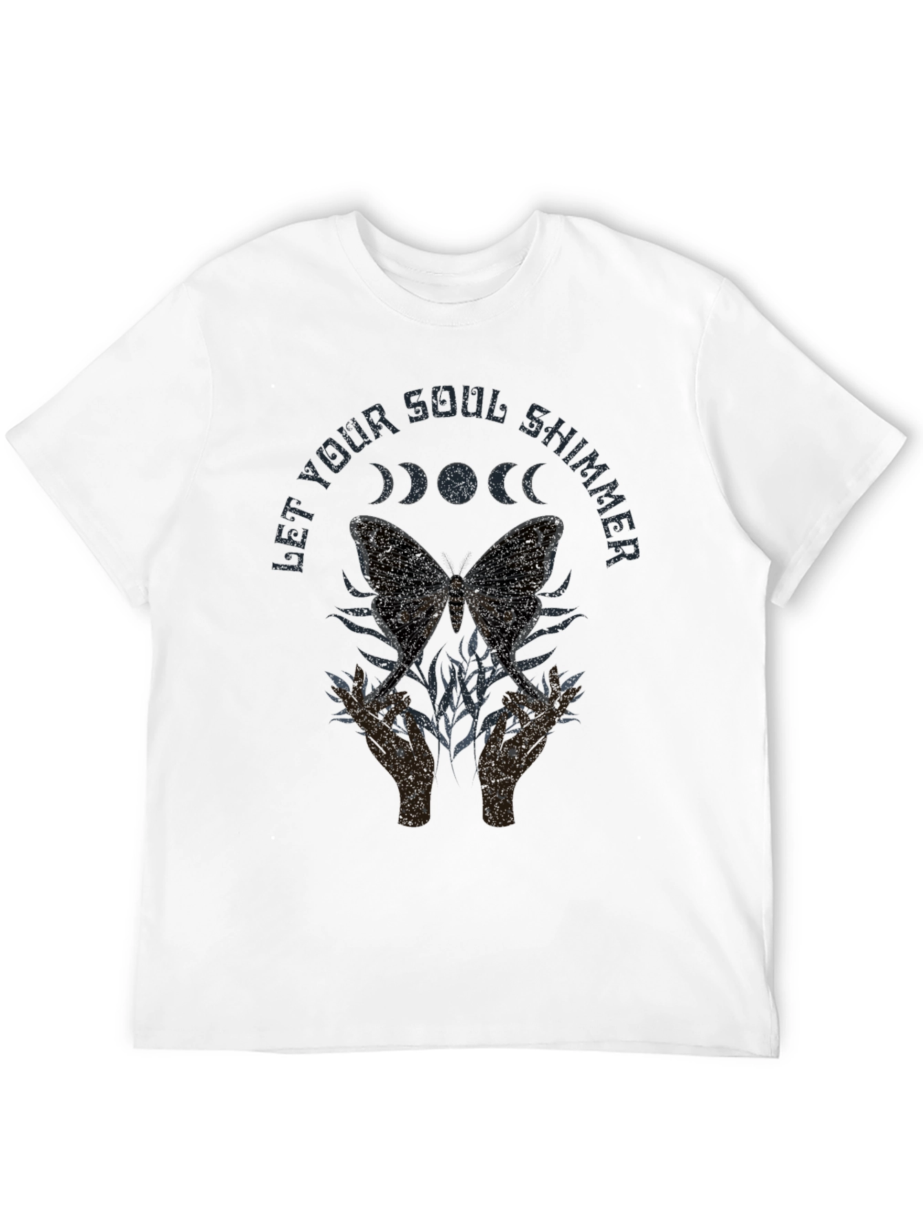 Soul Shimmer Moth Graphic Tee - Unisex