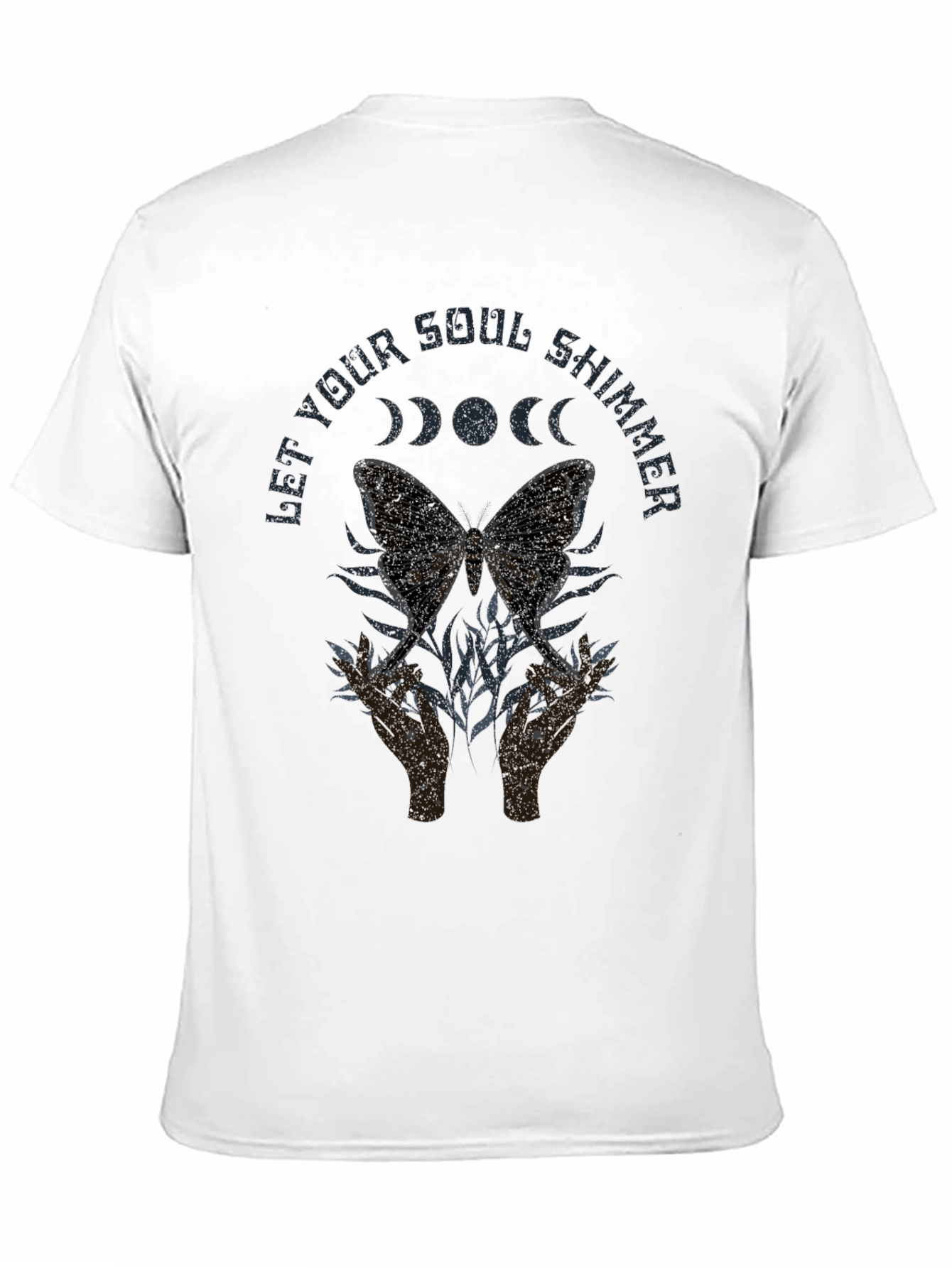Soul Shimmer Moth Graphic Tee - Unisex