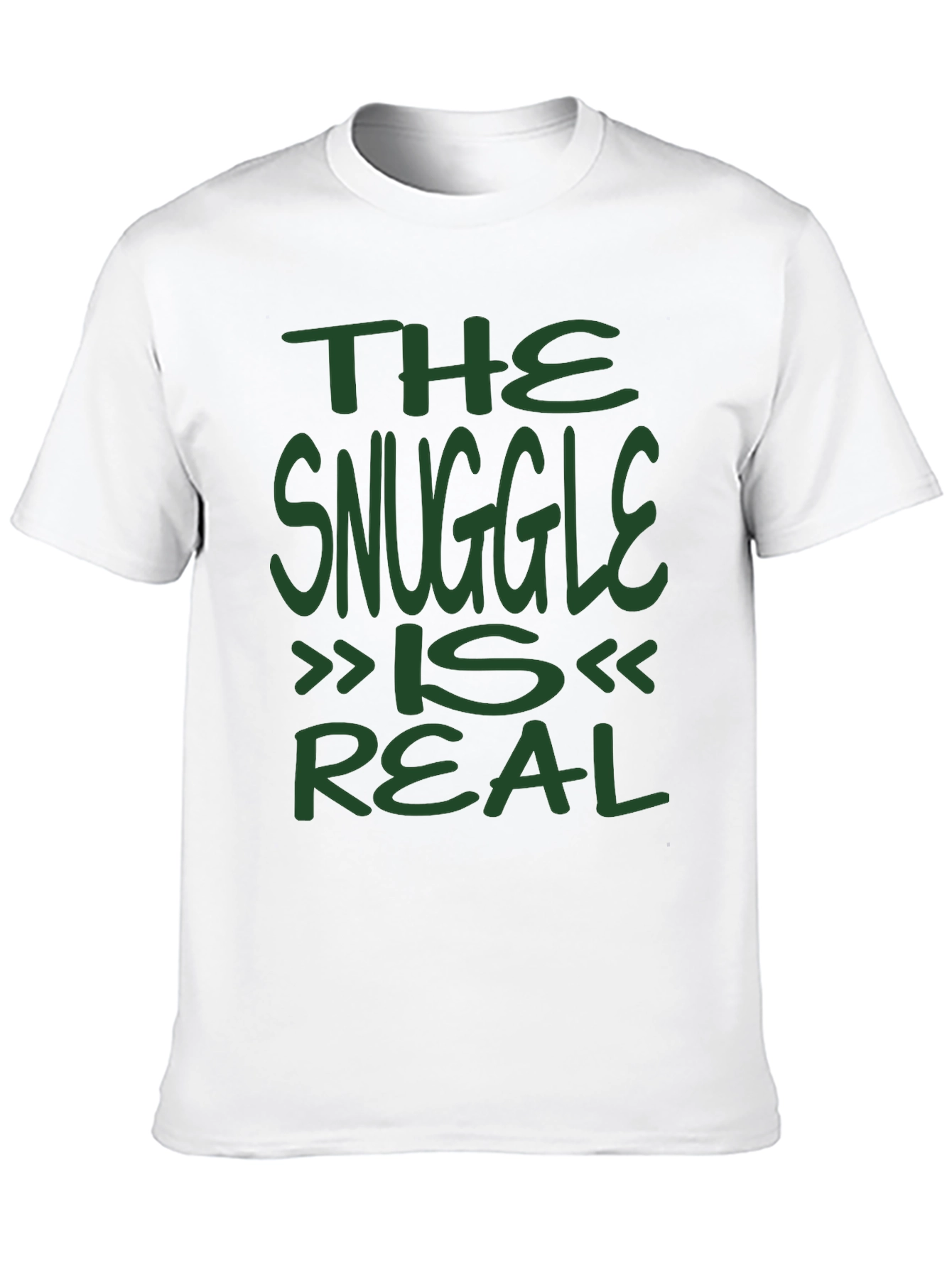 The Snuggle Is Real Graphic Tee - Soft Cotton