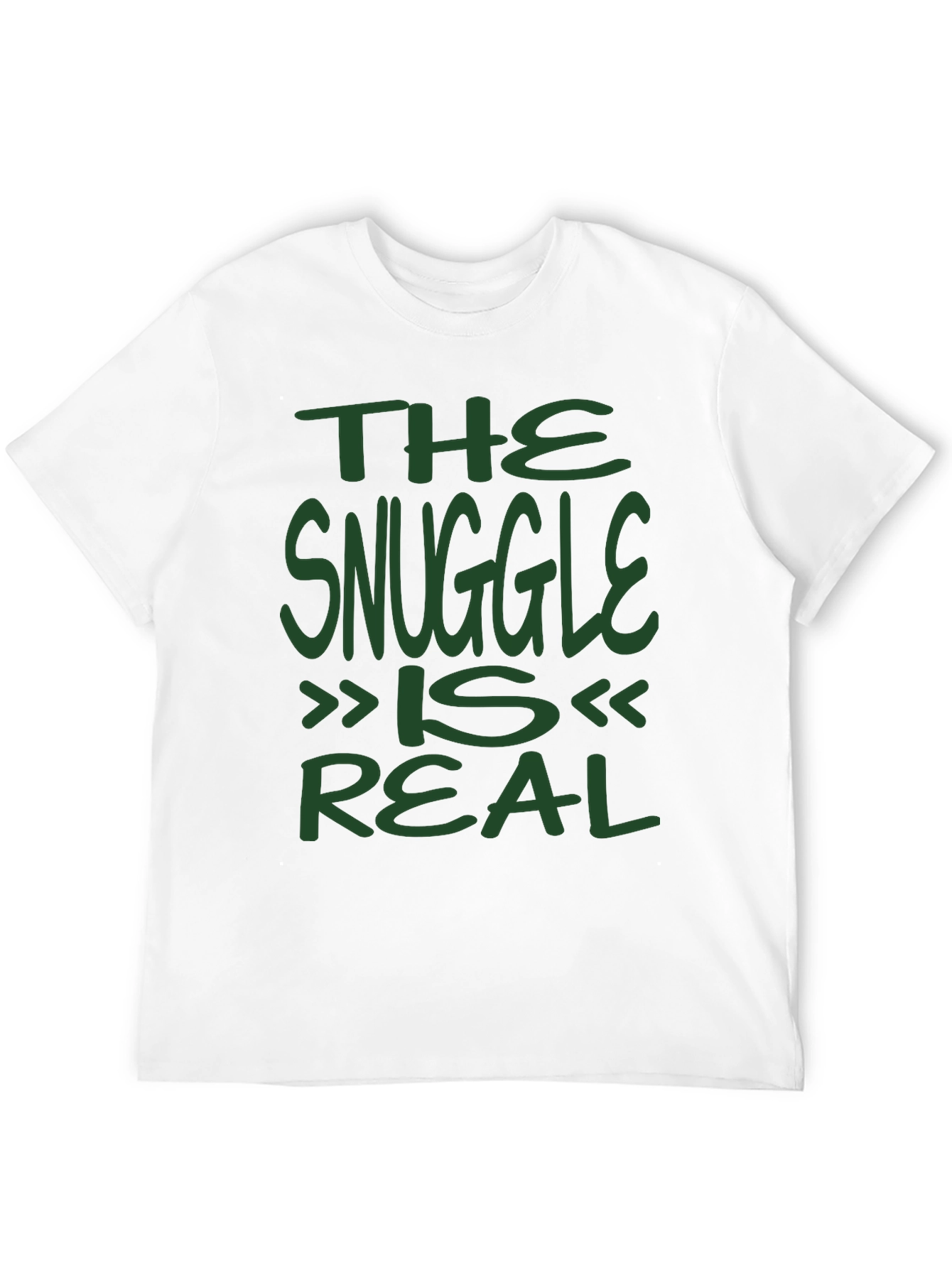 The Snuggle Is Real Graphic Tee - Soft Cotton