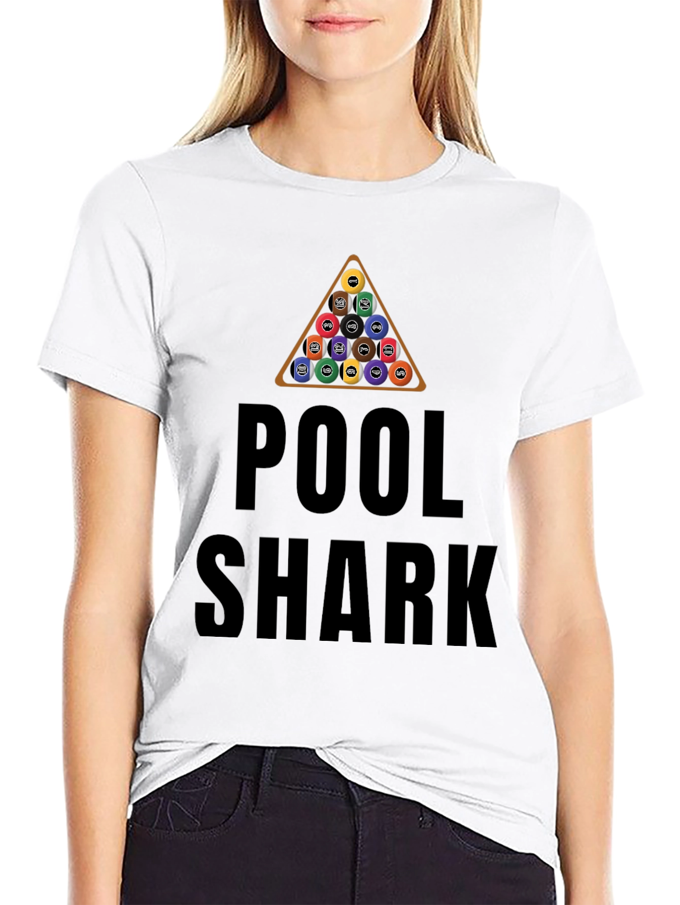 Pool Shark Black Graphic Tee