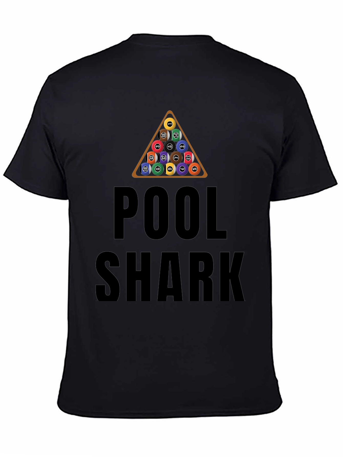 Pool Shark Black Graphic Tee