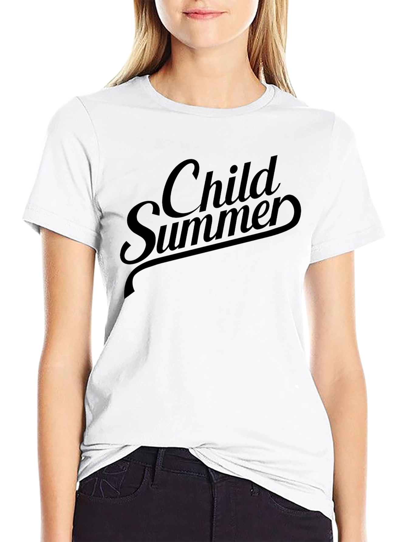Child Summer Black T-Shirt