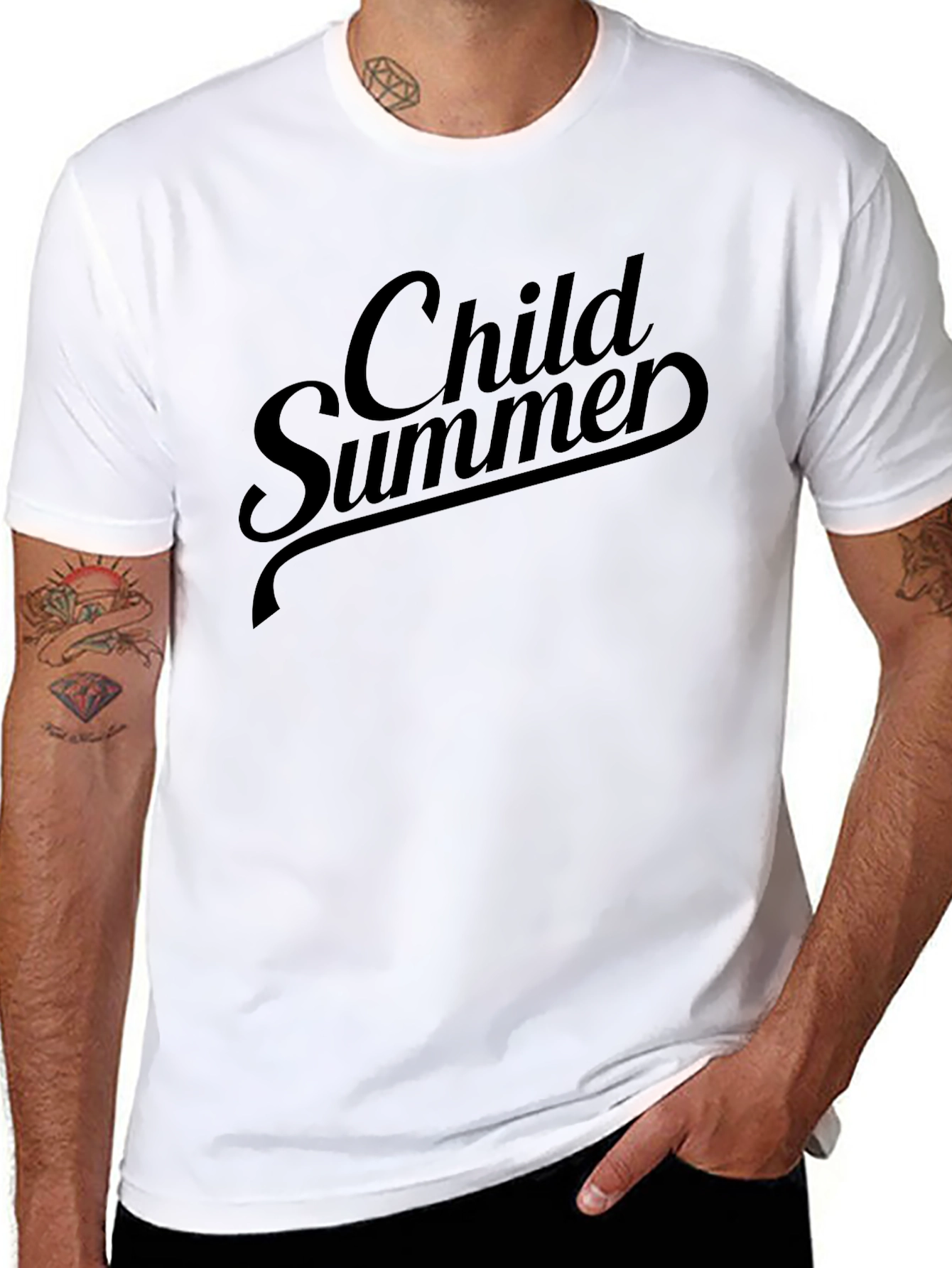 Child Summer Black T-Shirt