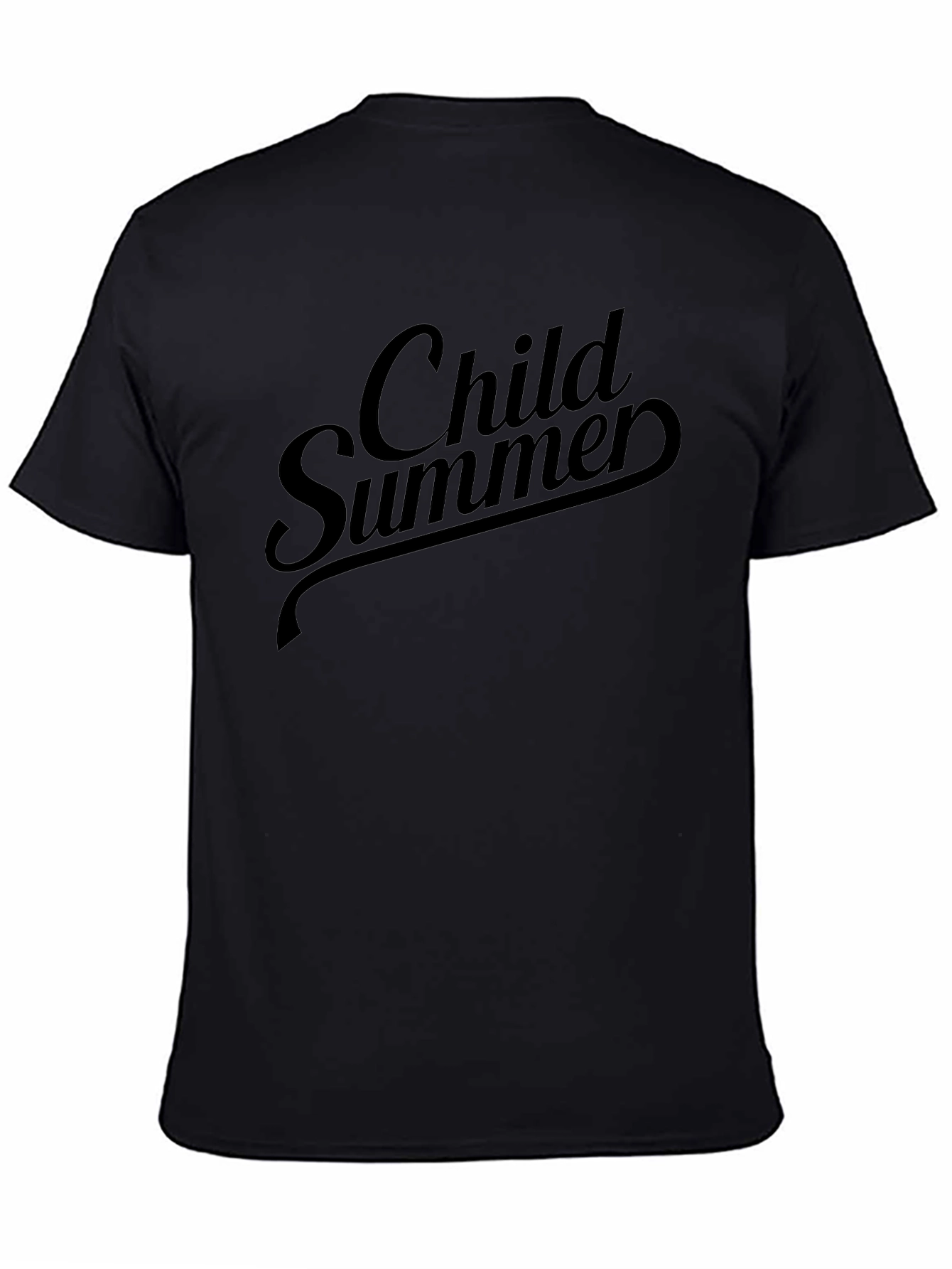 Child Summer Black T-Shirt