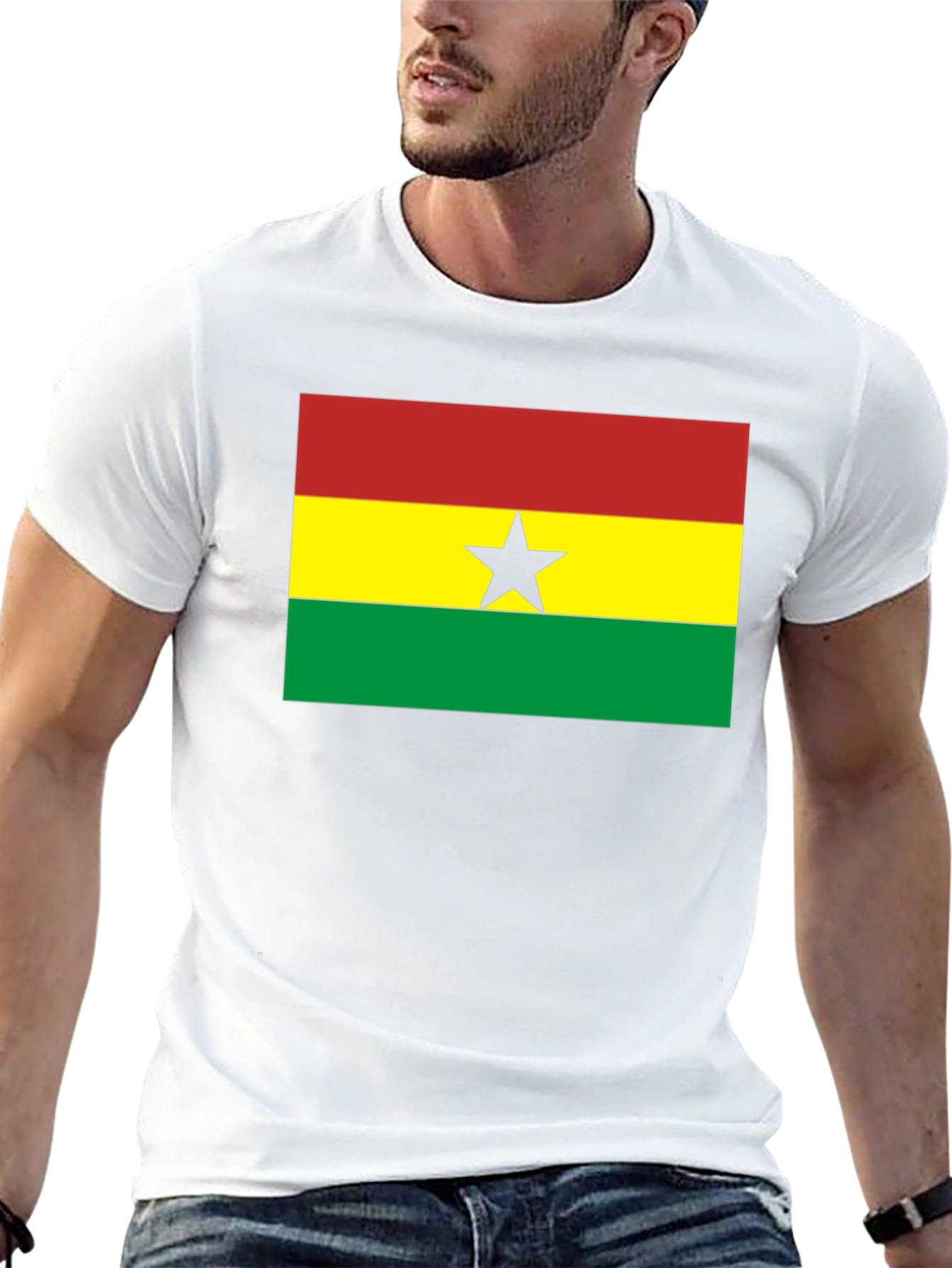 Ghana Flag T-Shirt - Support Ghanaian Pride!