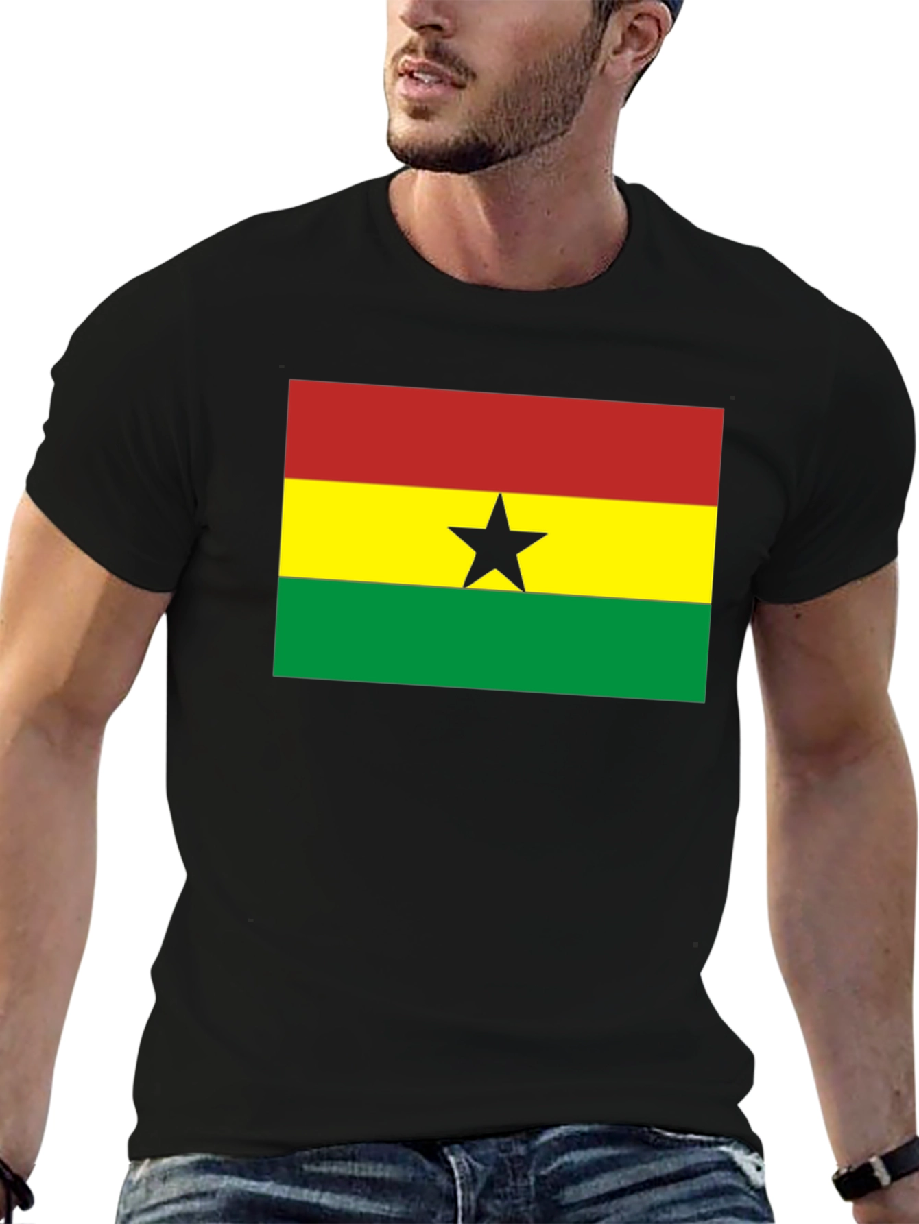 Ghana Flag T-Shirt - Support Ghanaian Pride!