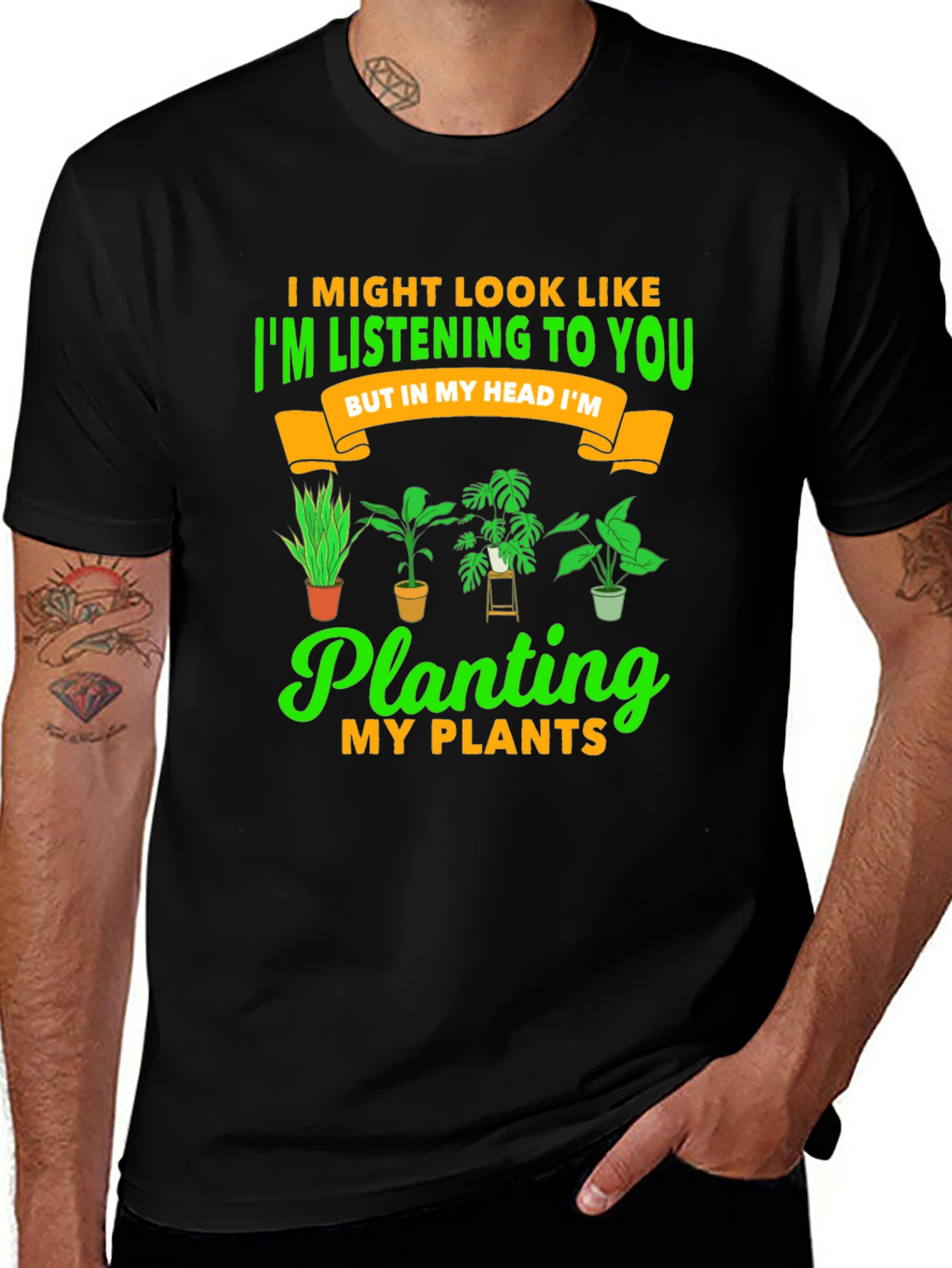 Plant Lover T-Shirt: Im Planting My Plants