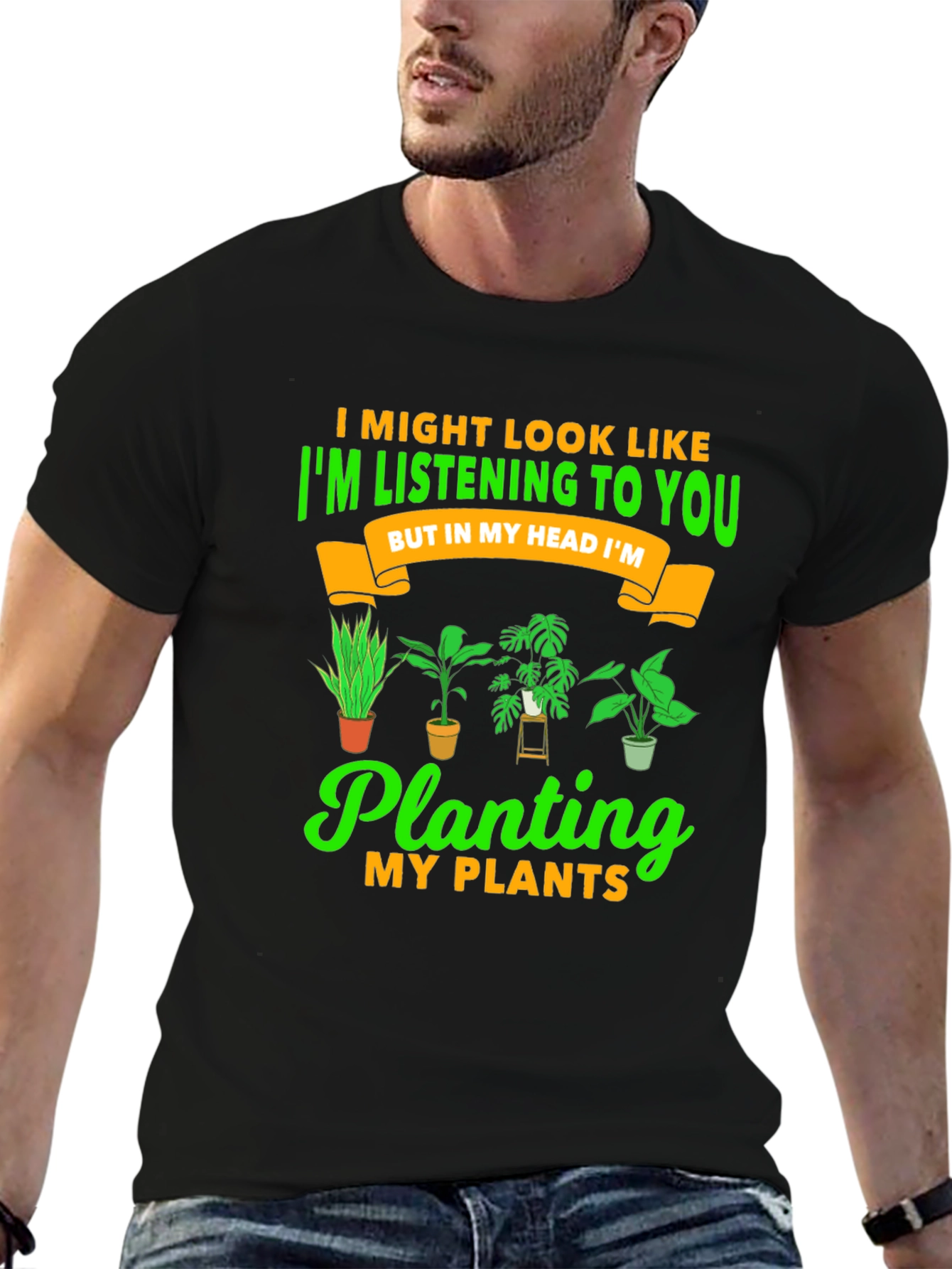 Plant Lover T-Shirt: Im Planting My Plants