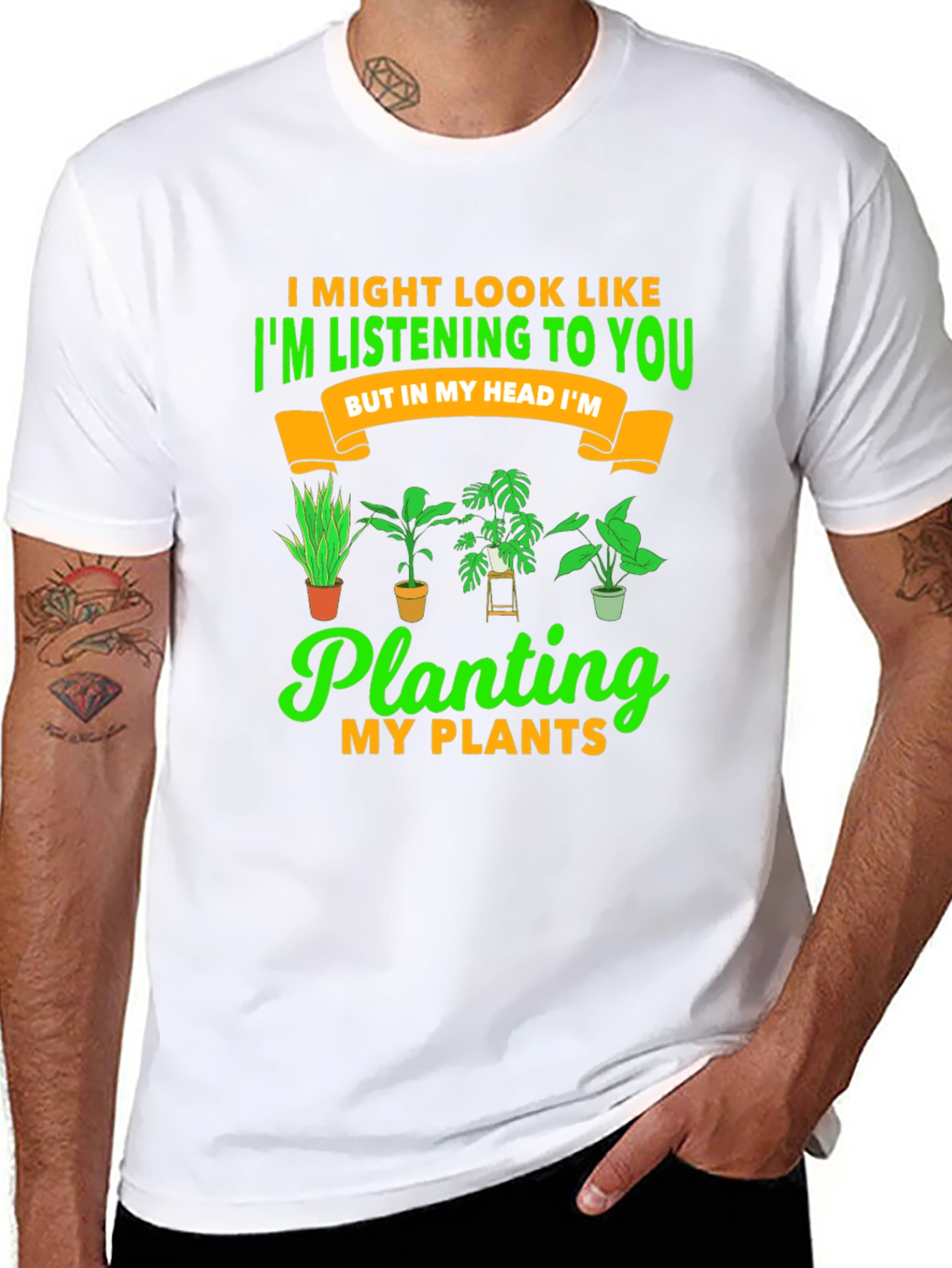 Plant Lover T-Shirt: Im Planting My Plants