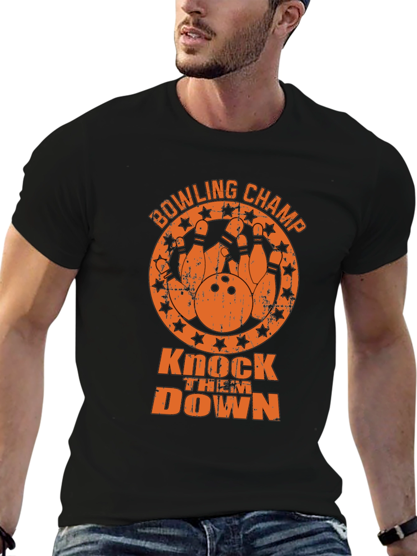 Bowling Champ T-Shirt - Knock Them Down!
