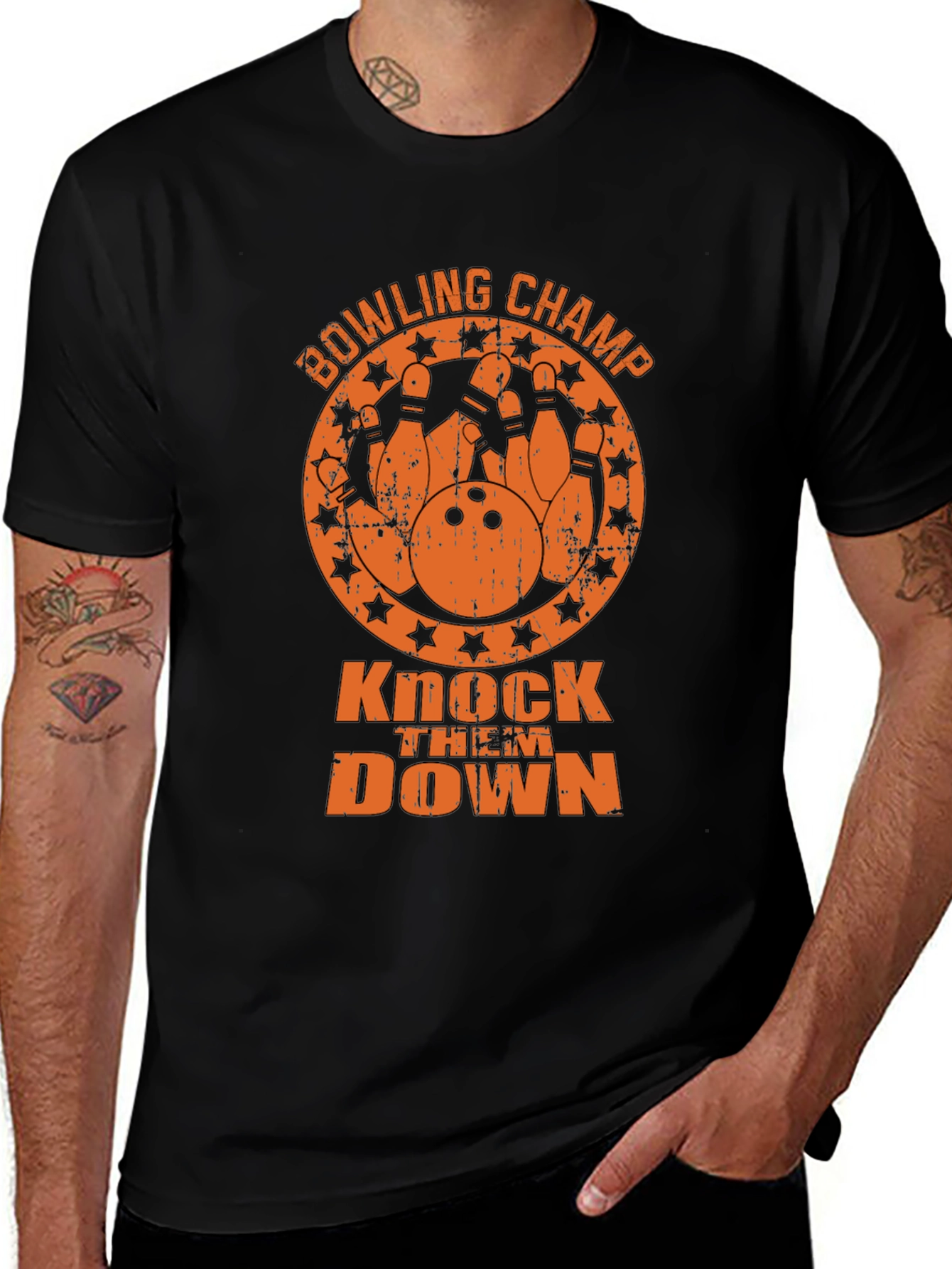 Bowling Champ T-Shirt - Knock Them Down!