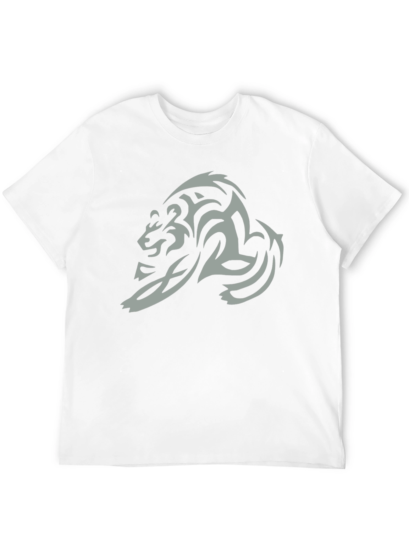 Tribal Bear Graphic Tee - Black